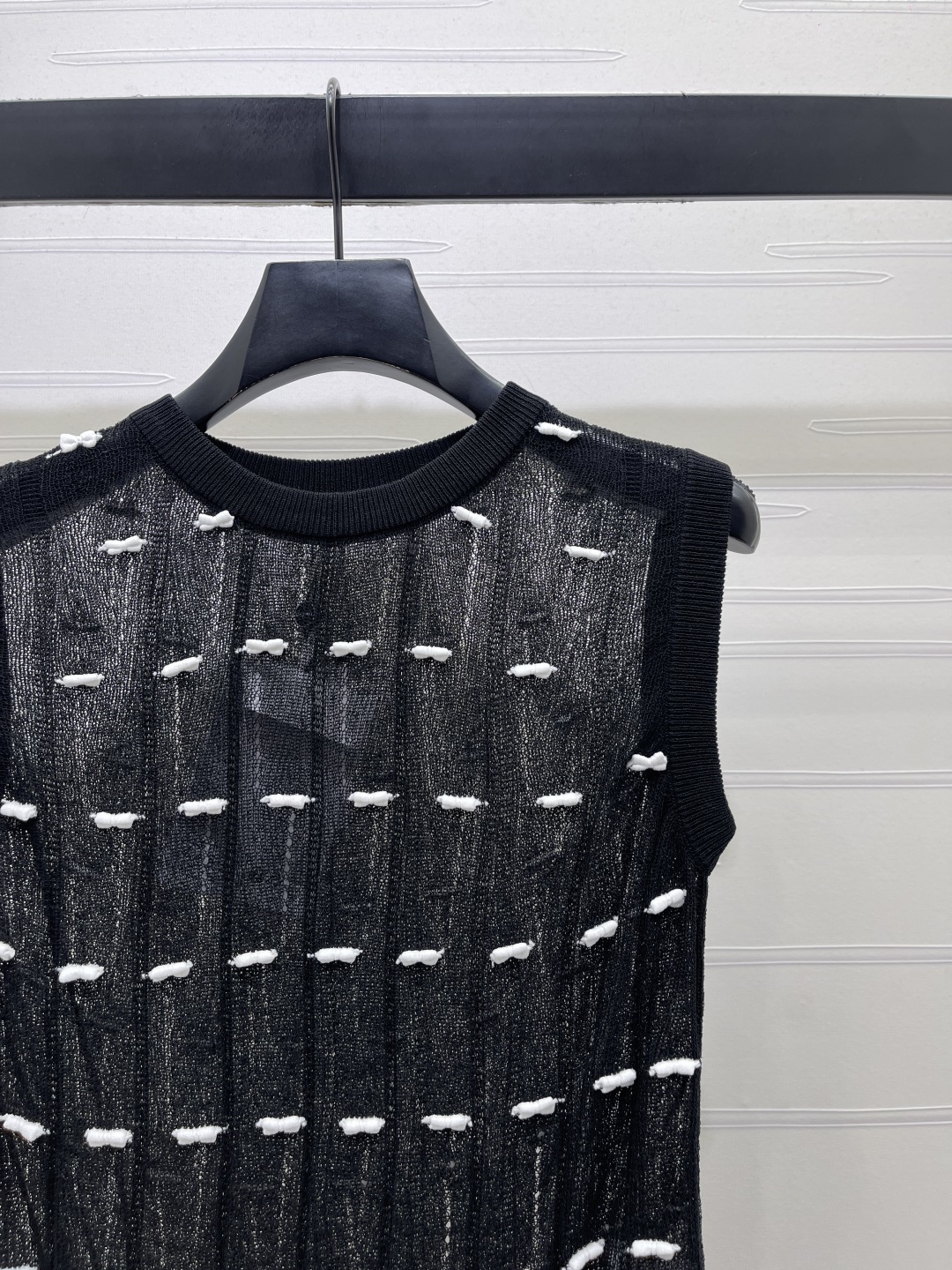 [TOP] CHANEL Knit Top - Black - 711 Luxury