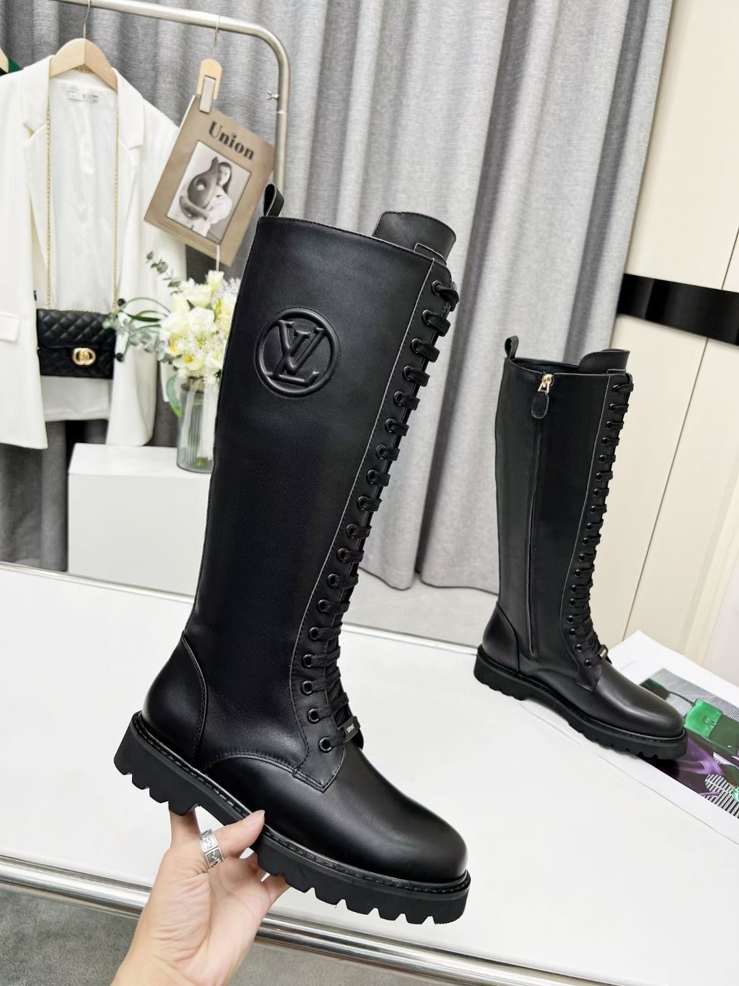 [TOP] Louis Vuitton LV Boots - Black - 711 Luxury