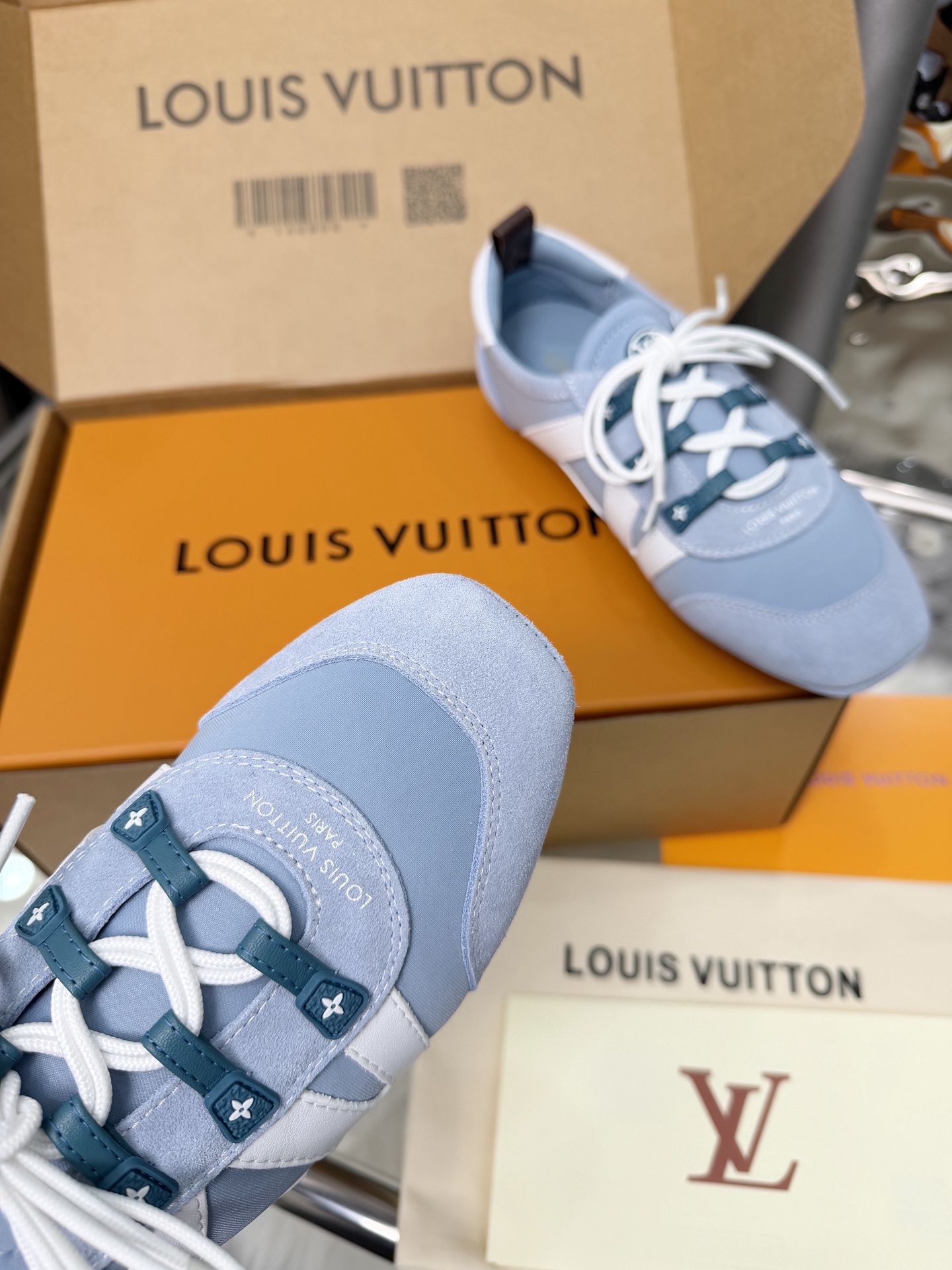 [TOP] Louis Vuitton LV Sneakerina Sneakers - Blue - 711 Luxury