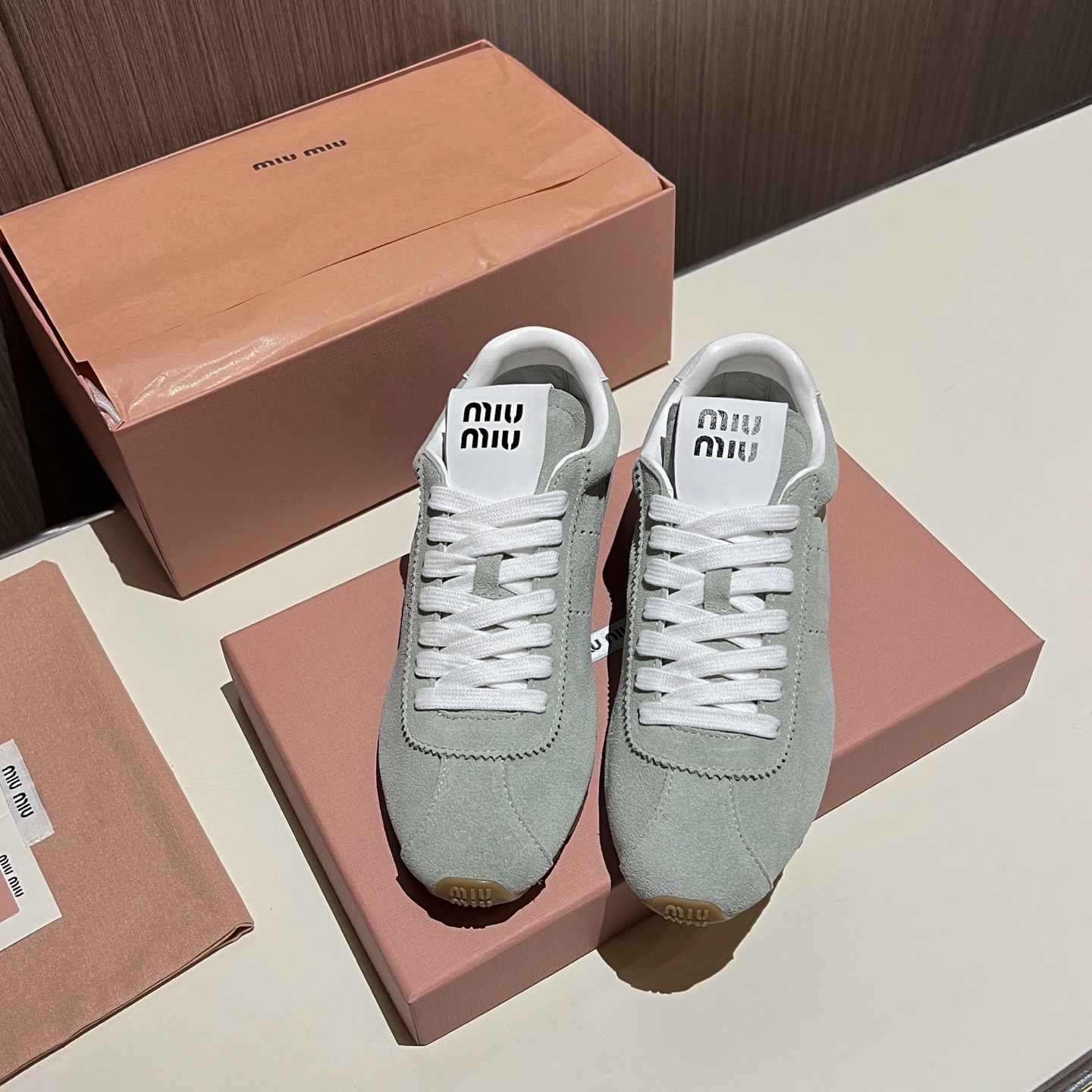 [TOP] Miu Miu Sneakers - Green - 711 Luxury