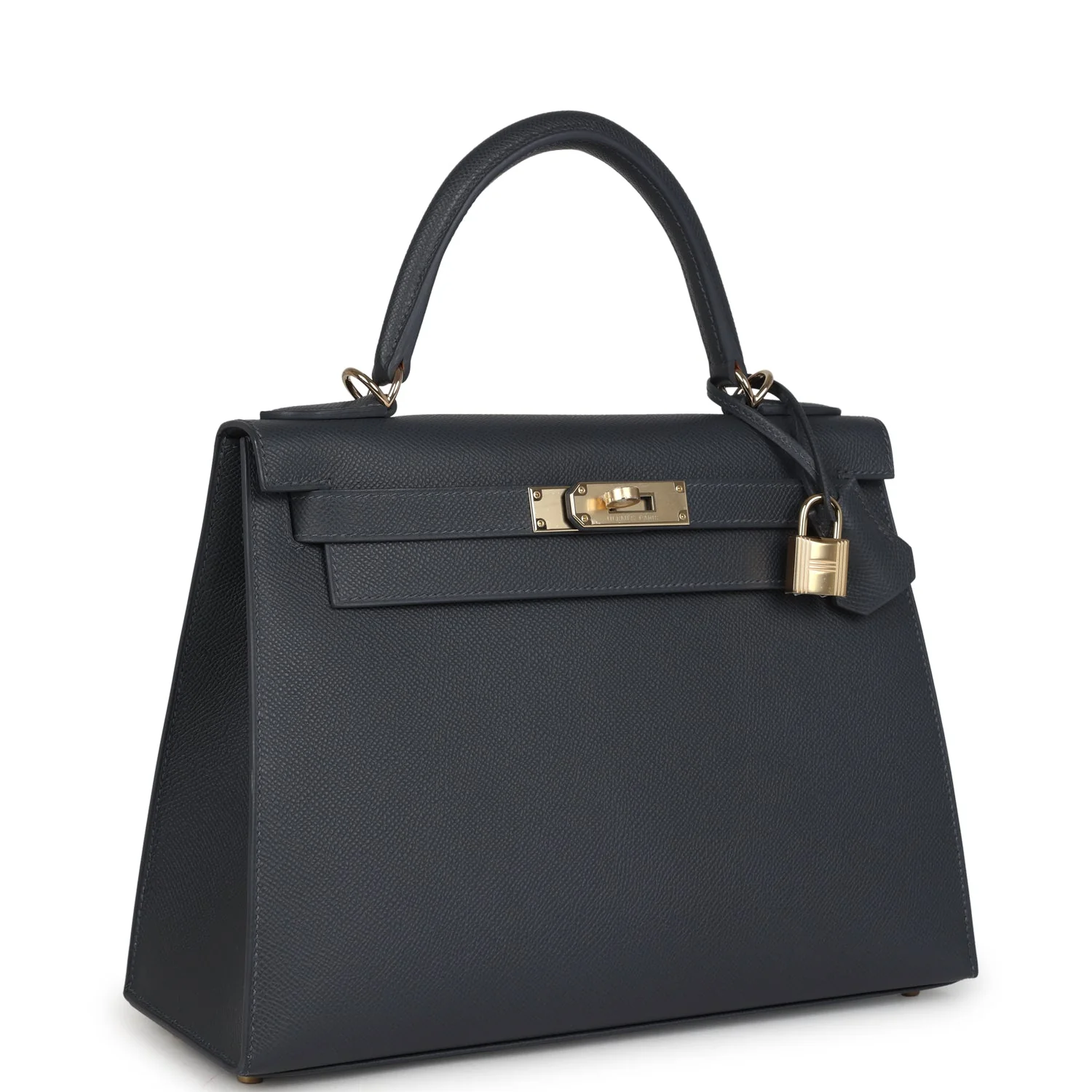 Hermes Kelly Sellier  Ardoise Epsom Permabrass Hardware