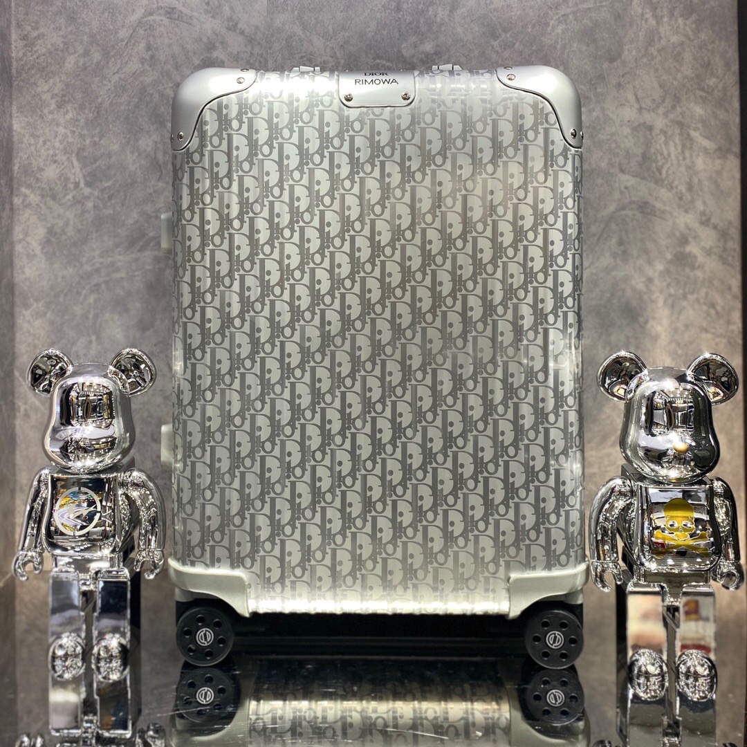 [TOP] Christian Dior Luggage Box 38-22-55cm - Sliver - 711 Luxury