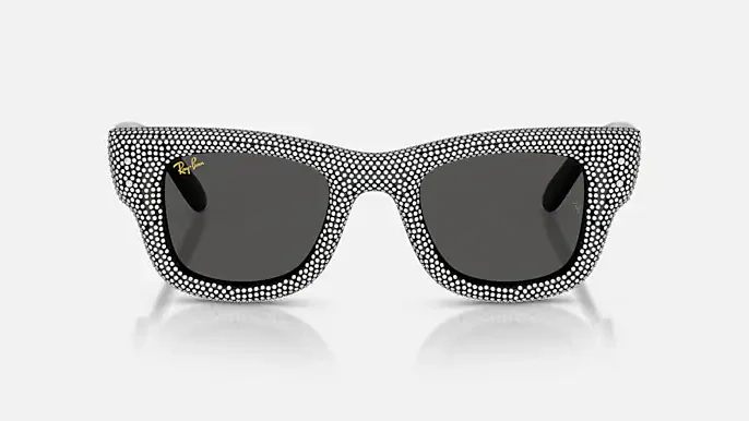 ASAP Rocky Wayfarer Puffer - Black & Strass Pave | Dark Grey