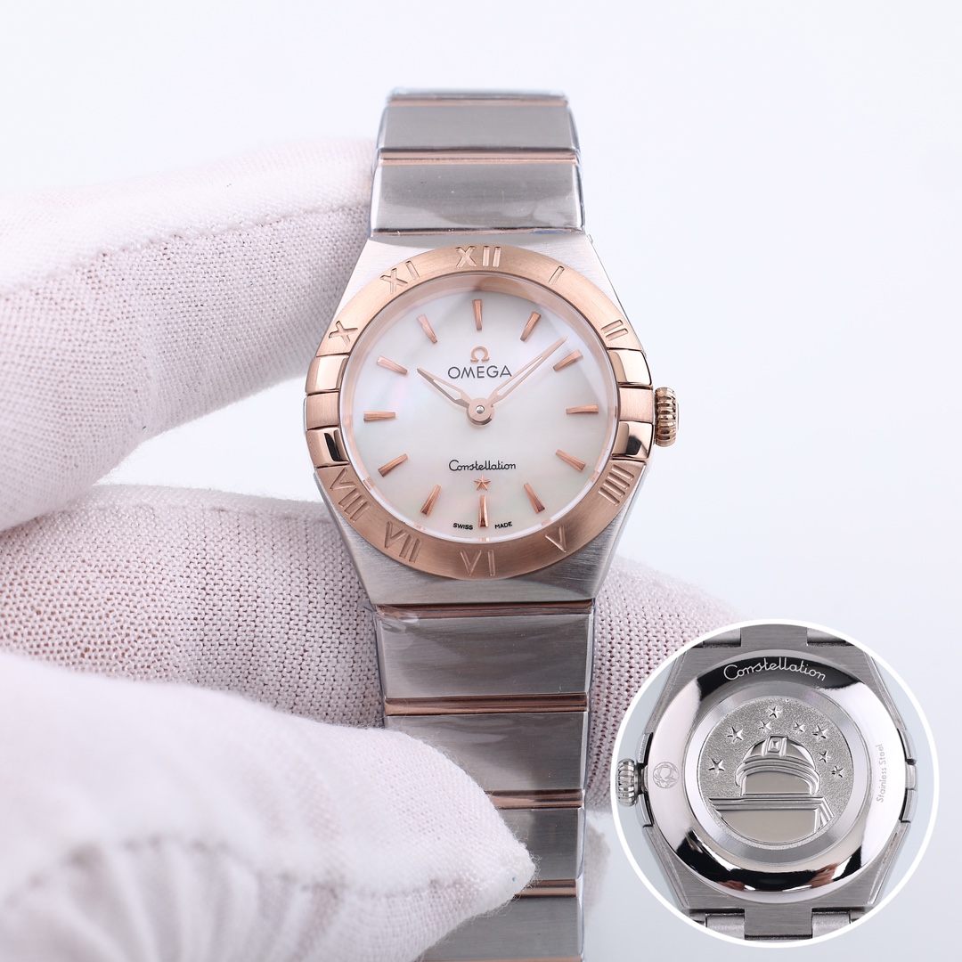 [TOP] OMEGA Watch 28mm - 6 Color