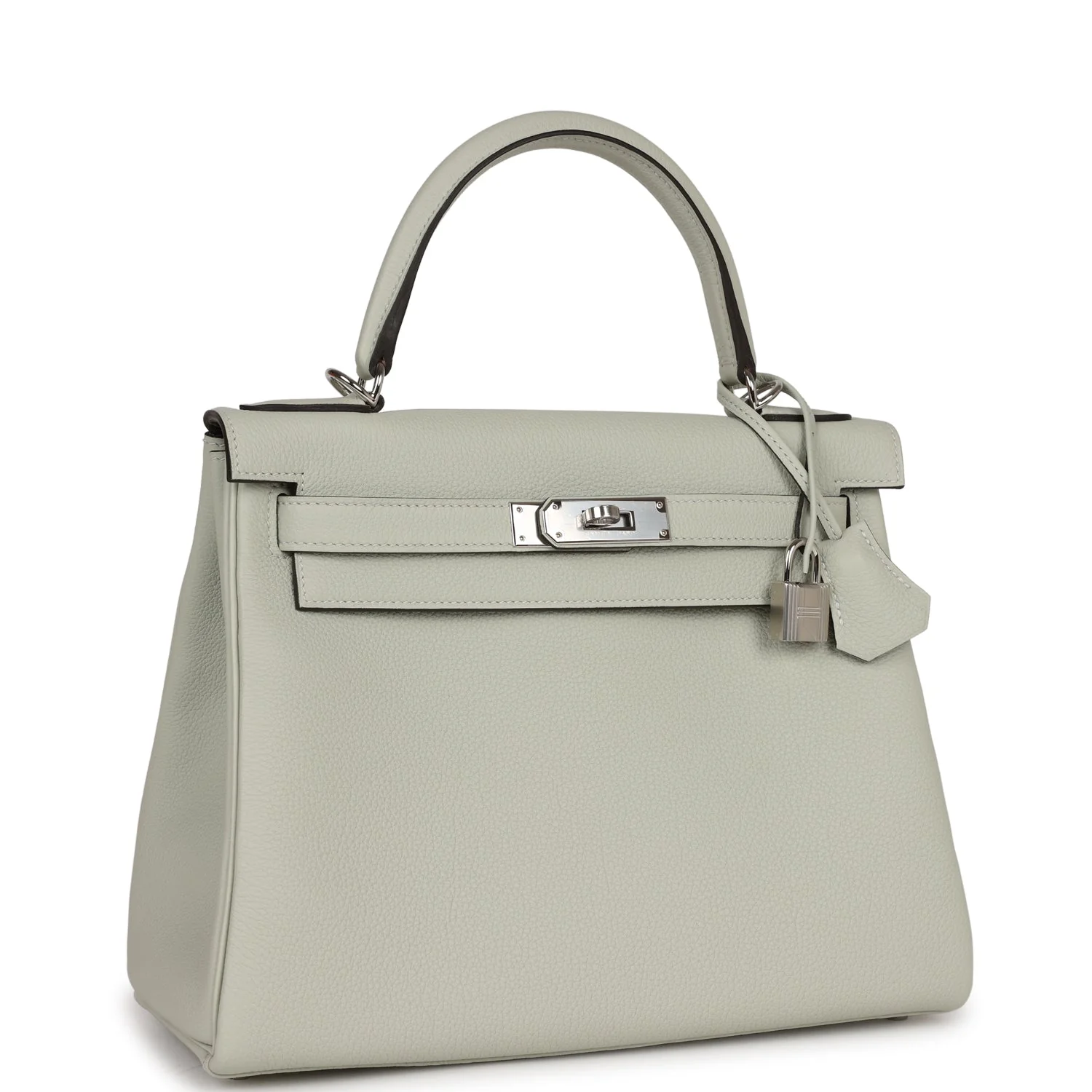 Hermes Kelly Retourne  Gris Neve Togo Palladium Hardware