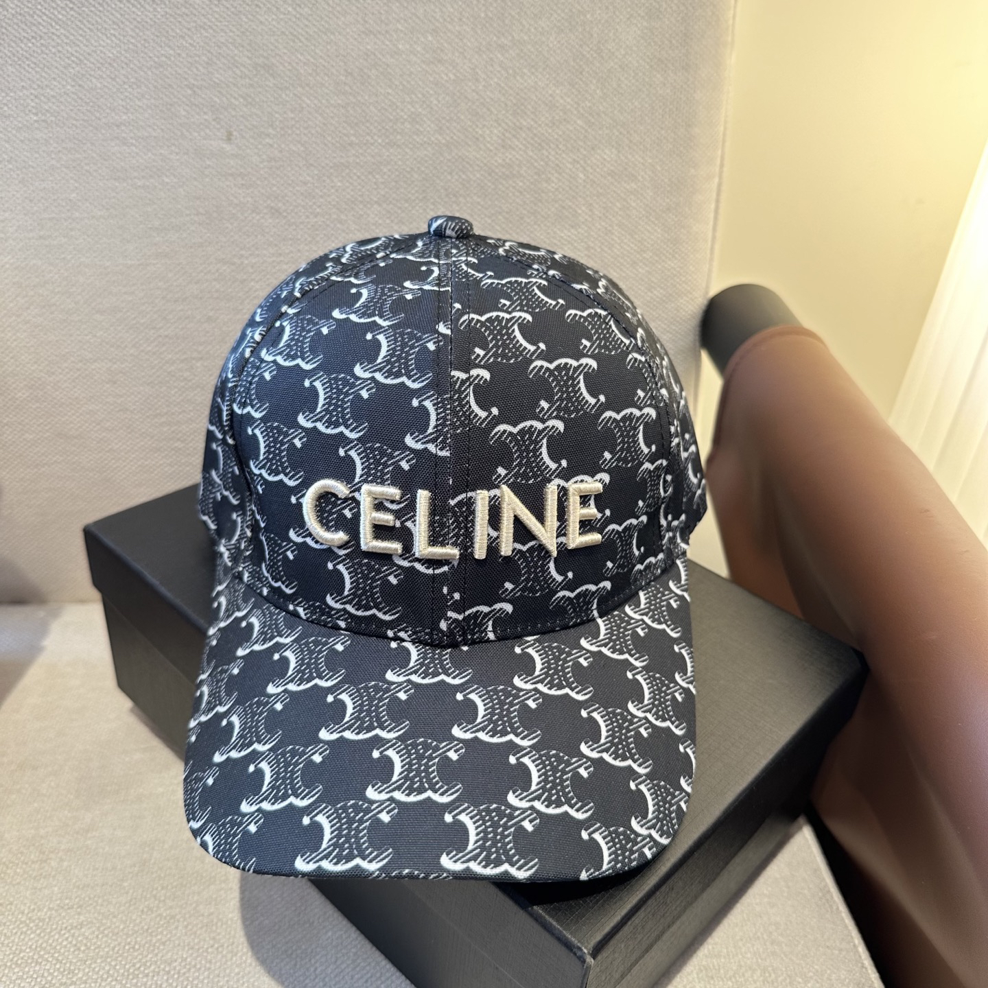 [TOP] CELINE  Baseball Cap - Blue - 711 Luxury