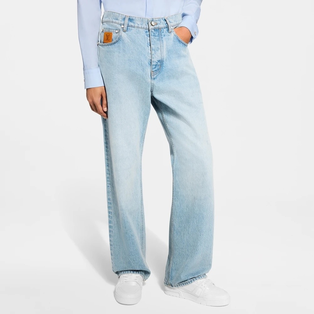 Louis Vuitton Clothing LOUIS VUITTON Skate Fit Denim Pants #393648 View 2 | Nigo Office