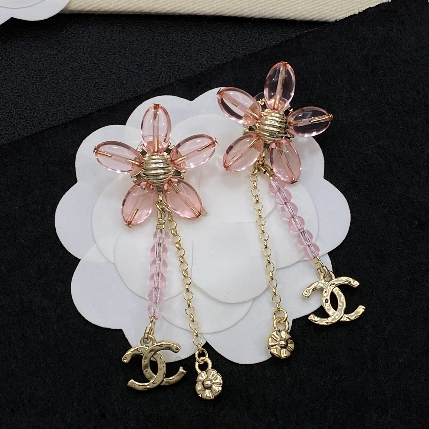 [TOP] CHANEL Earrings - Pink - 711 Luxury