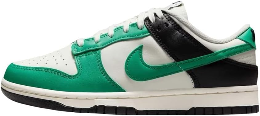 Nike Dunk Low Womens Casual Shoes (IB4363-133, White/Green) Size 7
