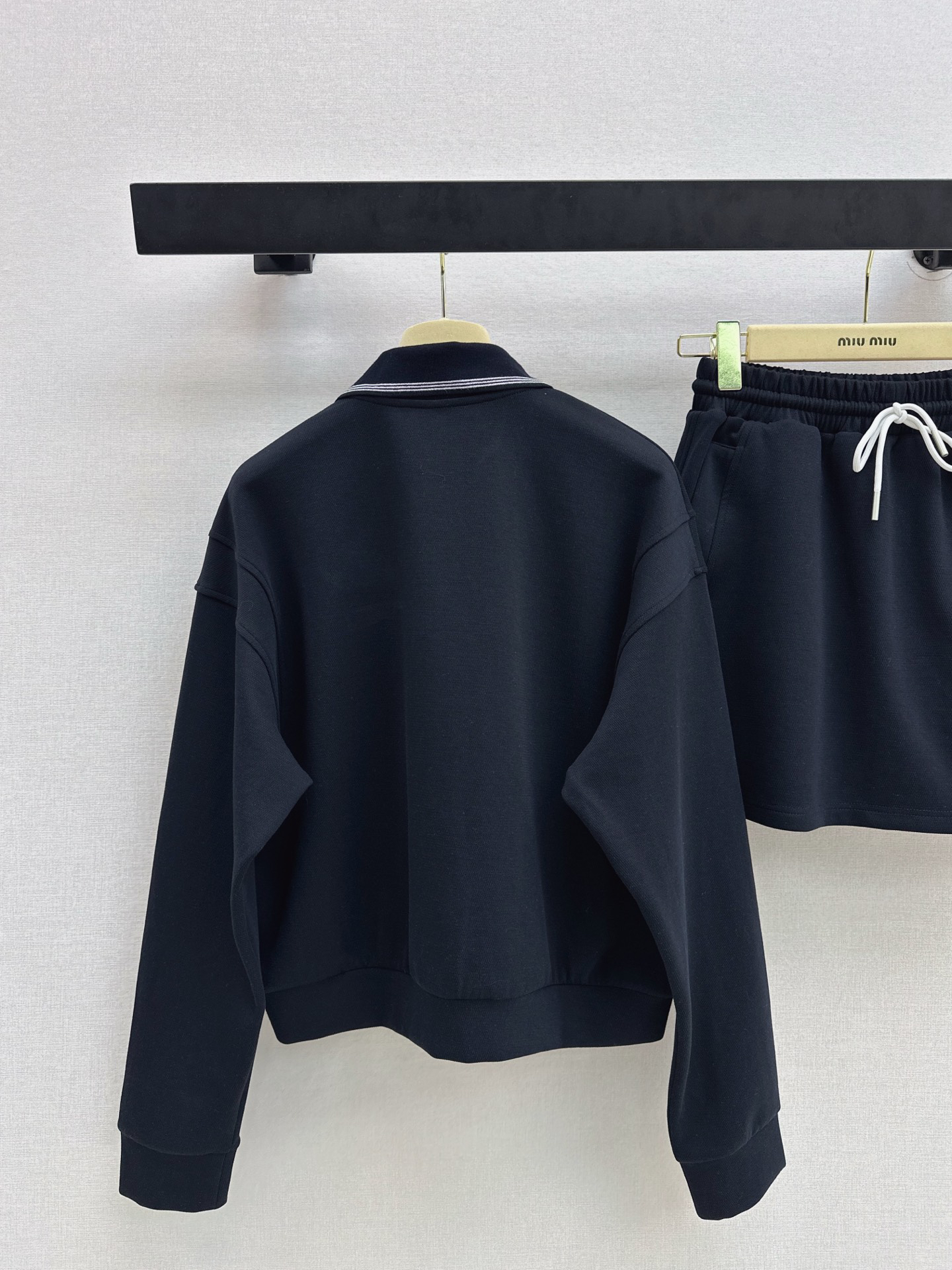 [TOP] Miu Miu Polo + Dress Suit - Black