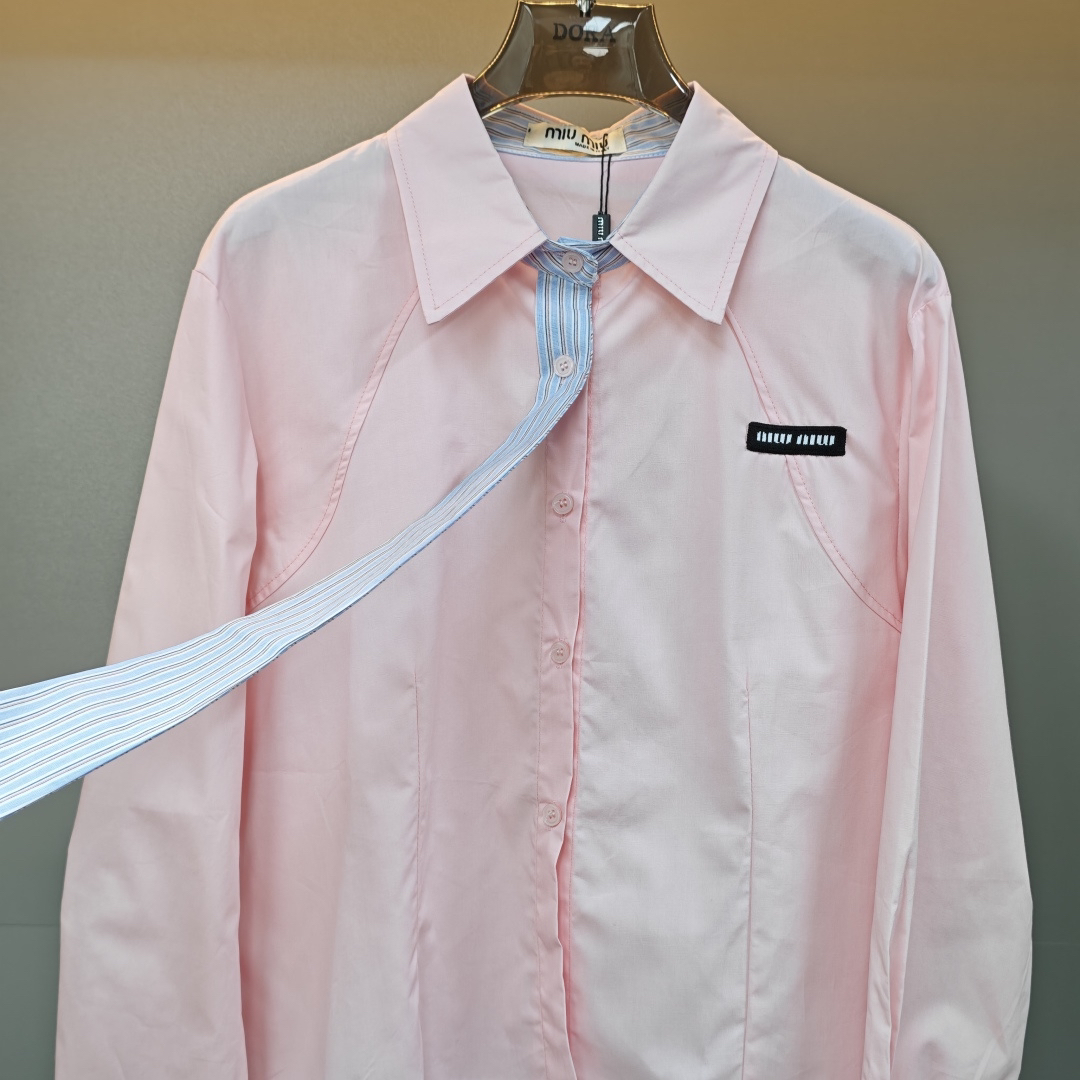 [TOP] Miu Miu  Shirt - Pink
