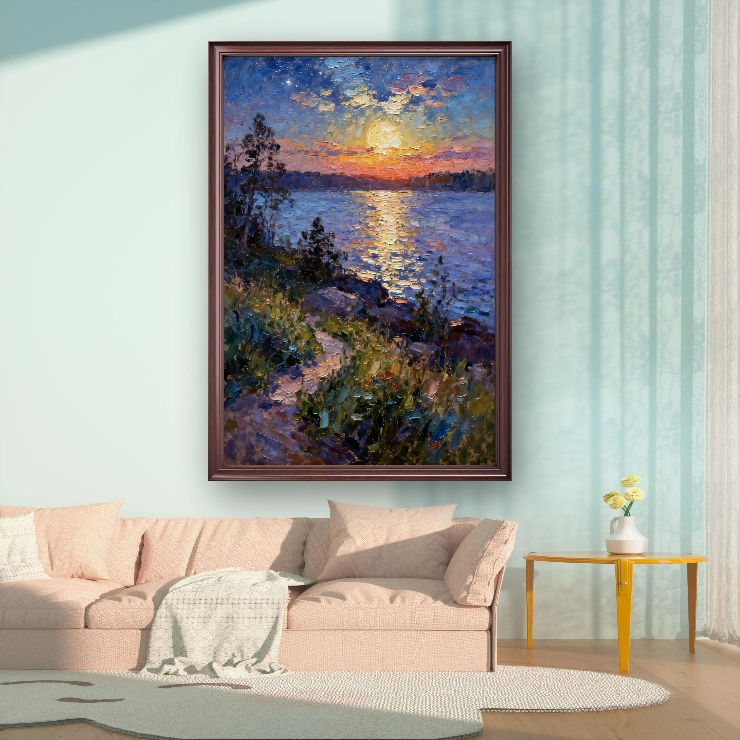 Water and Sky in One Color