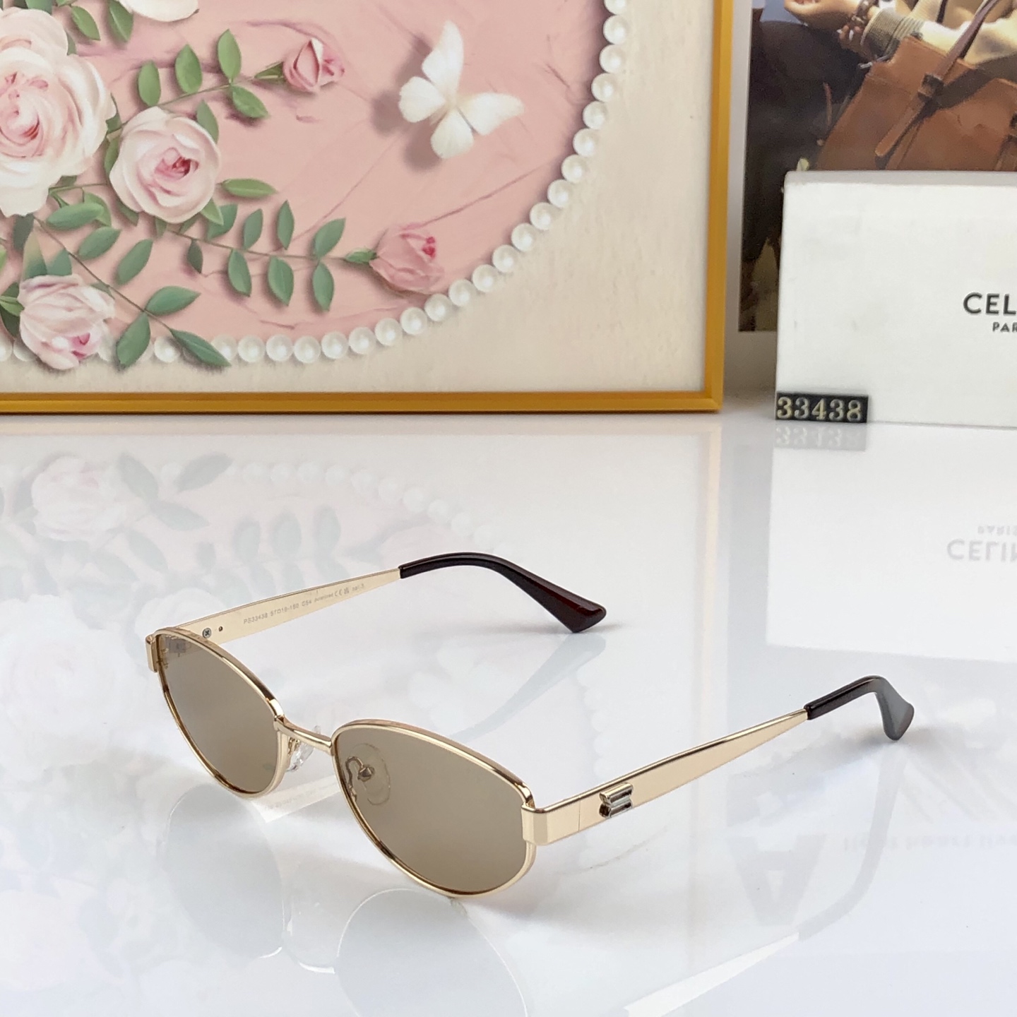[TOP] CELINE Sunglasses - Gold - 711 Luxury