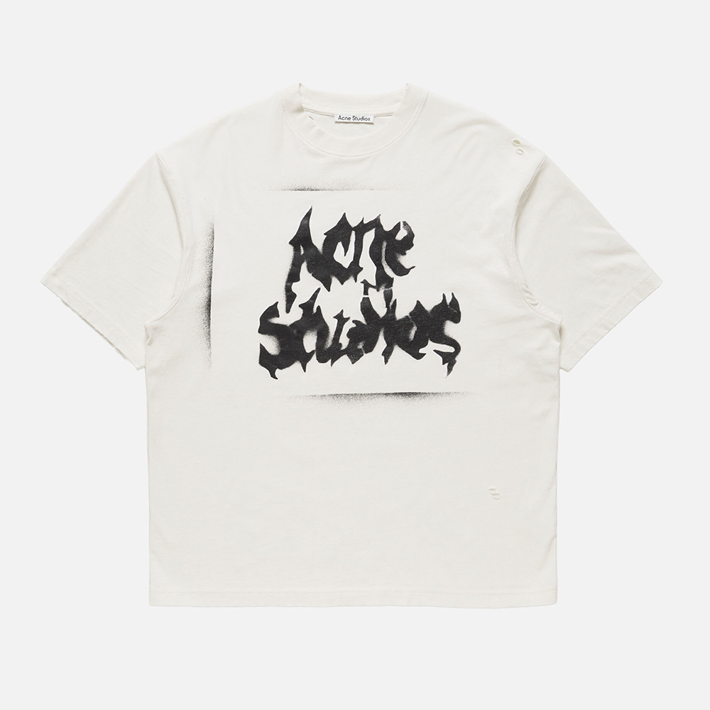 Acne Studios Gothic Logo T-shirt Faded #387534