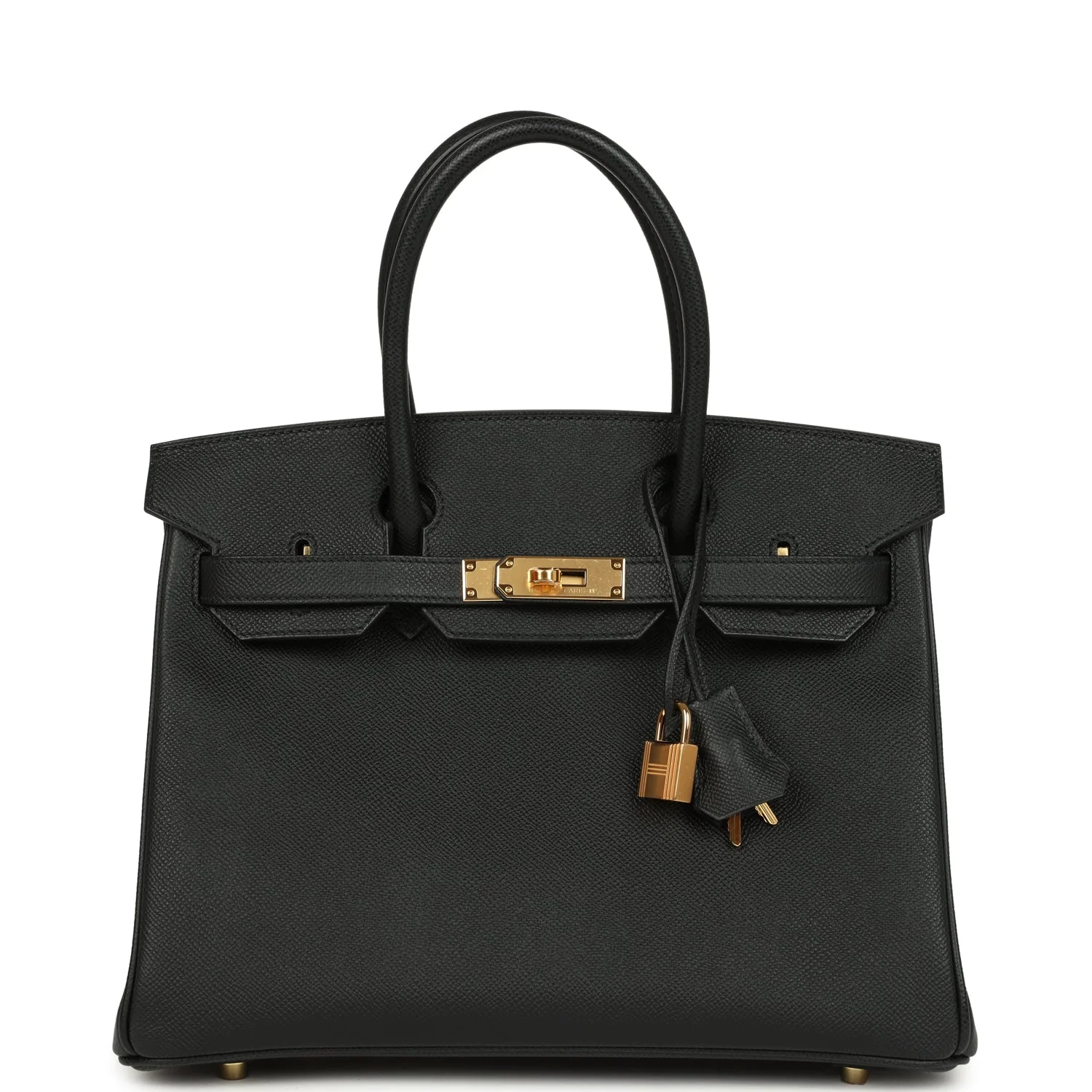 Hermes BirkinBlack Epsom Gold Hardware