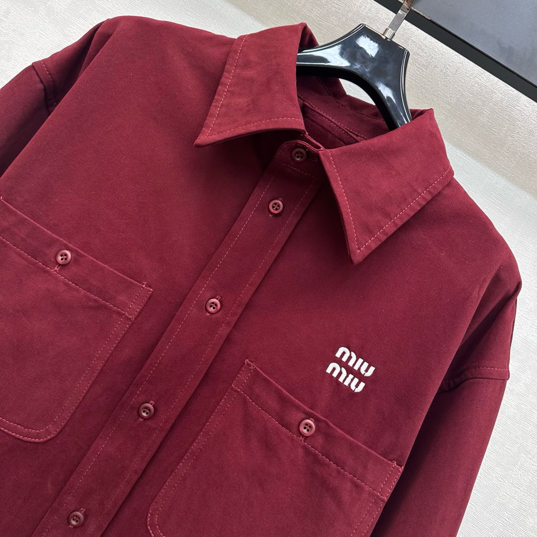 [TOP] Miu Miu  Jacket - Red