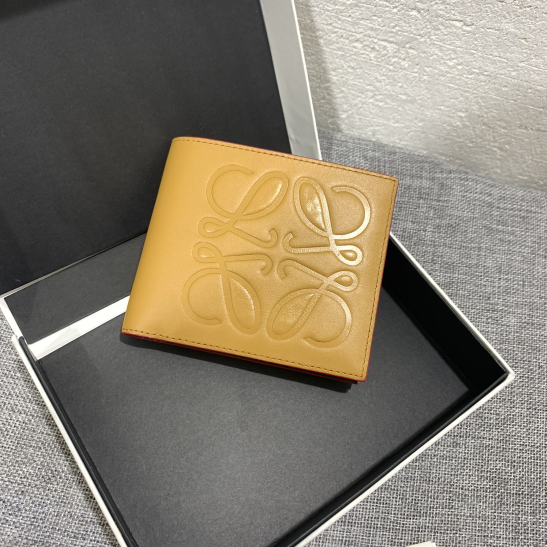 [TOP] LOEWE Wallet 11*10cm - Brown - 711 Luxury
