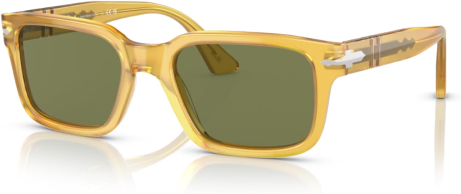 Persol PO3272S Rectangle Sunglasses for Men for Women +BUNDLE with ACCESSORY EYEWEAR KIT