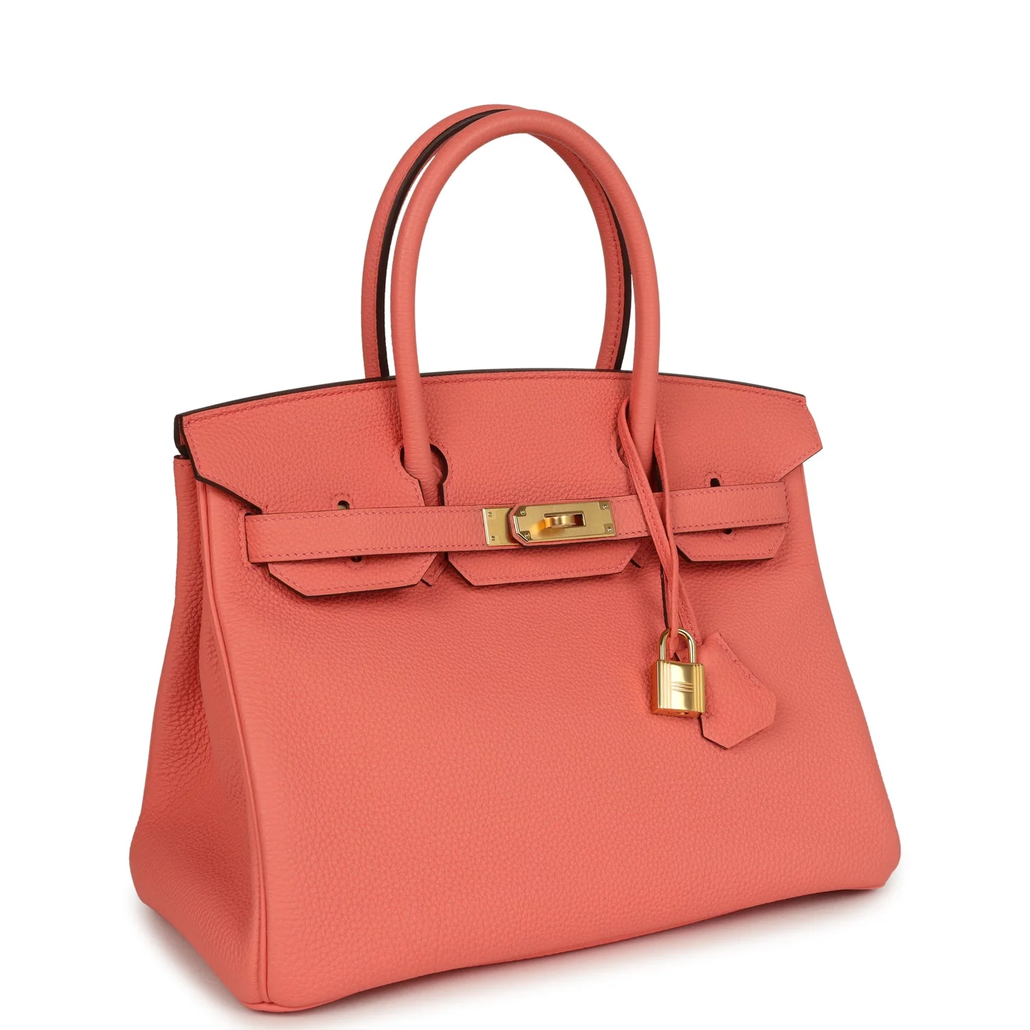 Hermes Special Order (HSS) BirkinRose Candy Togo Gold Hardware
