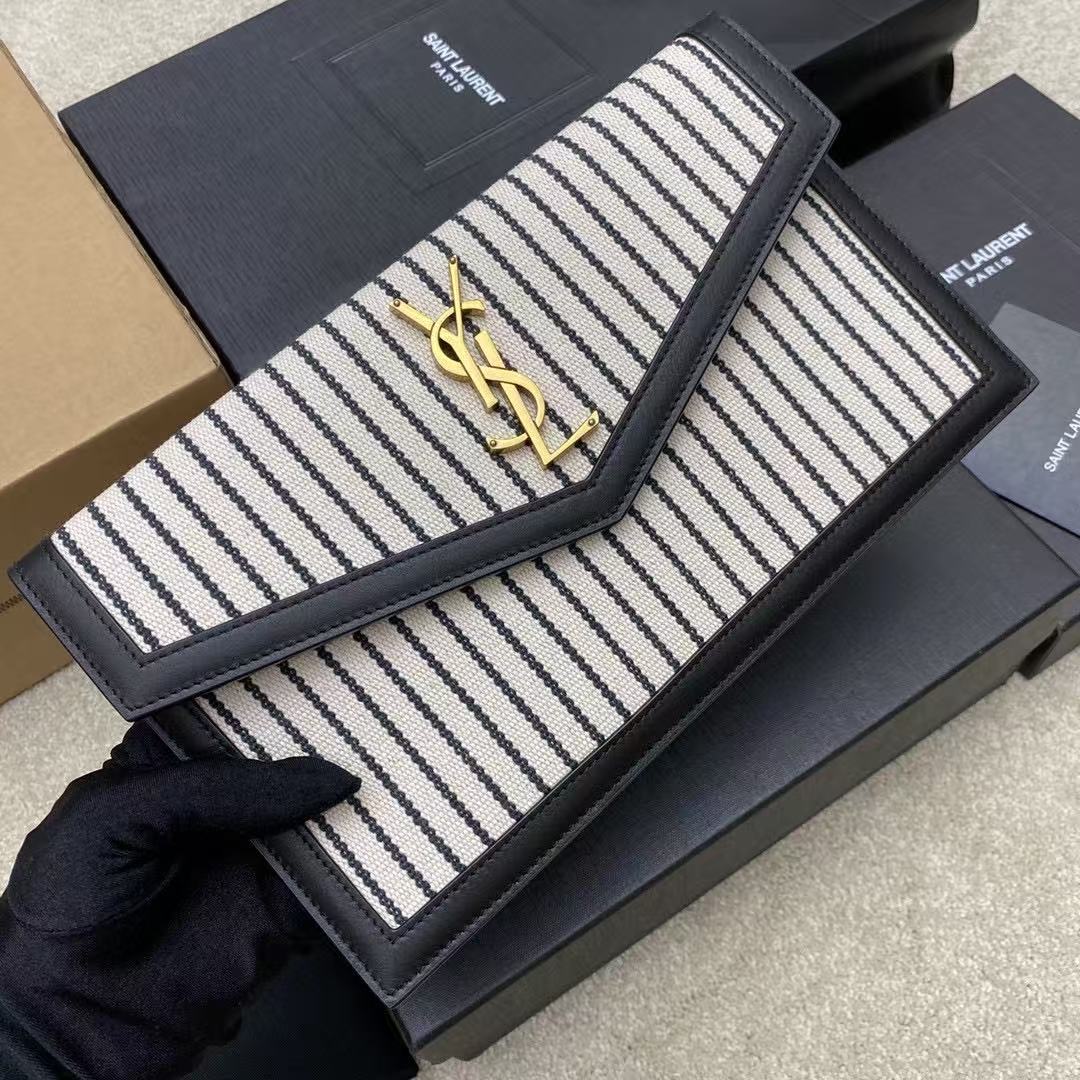 [TOP] Yves Saint Laurent YSL Uptown Bag  27x16x2cm - Black & GHW - 711 Luxury