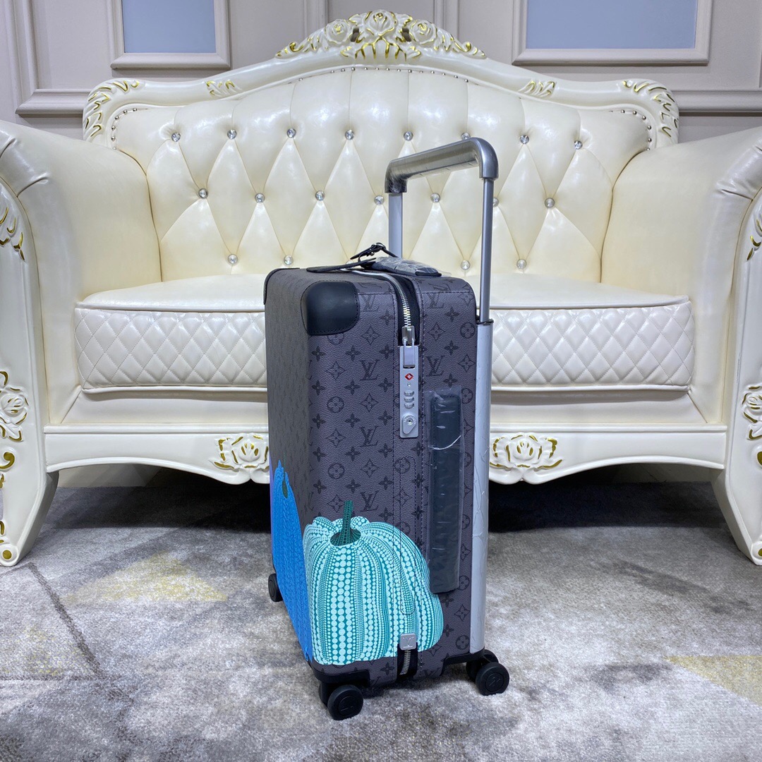 [TOP] Louis Vuitton LV Rolling Luggage Horizon 38.0 x 55.0 x 21.0 cm - Blue and Red - 711 Luxury
