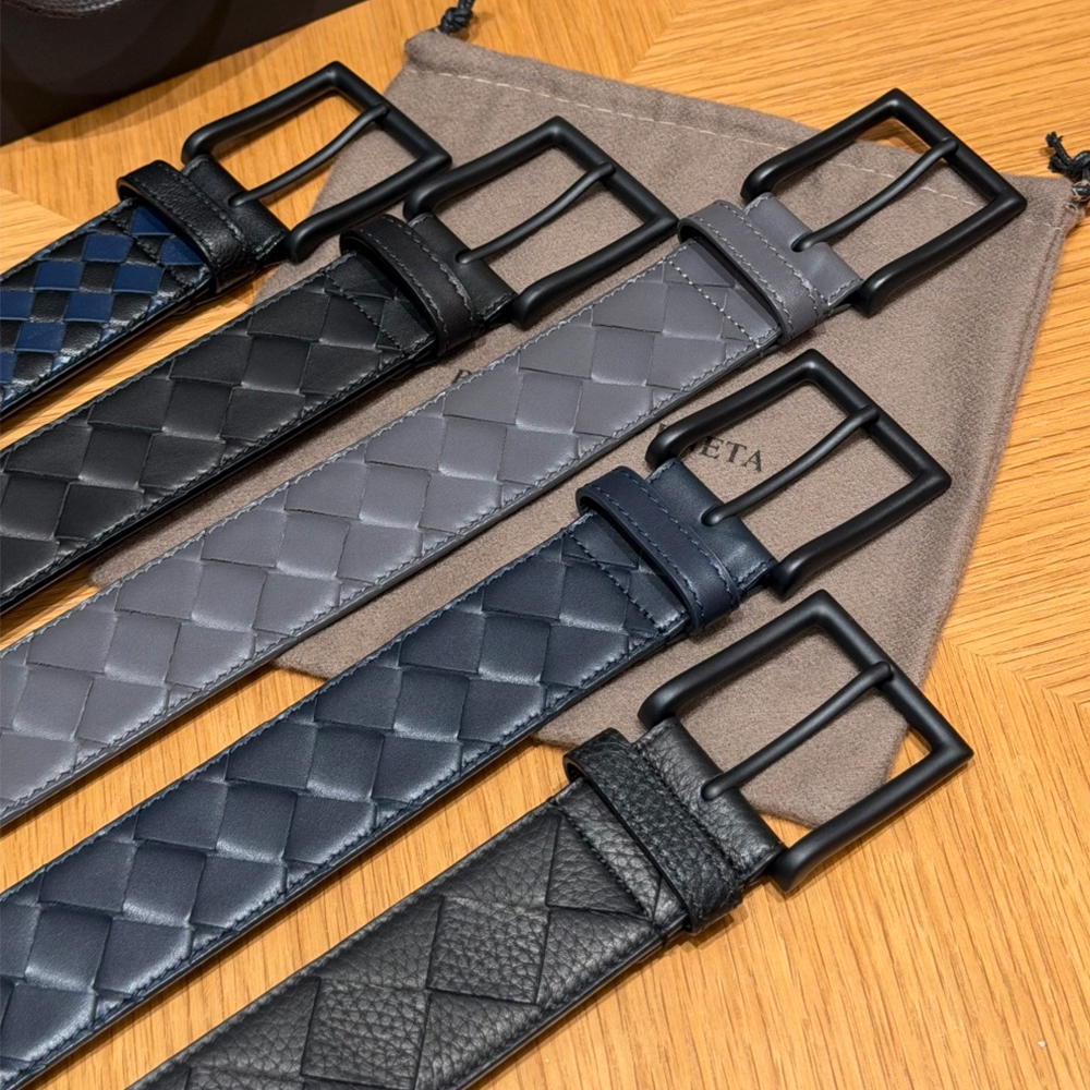 Bottega Veneta Belt Bottega Veneta Intercciato Belt 40mm #396517 | Nigo Office