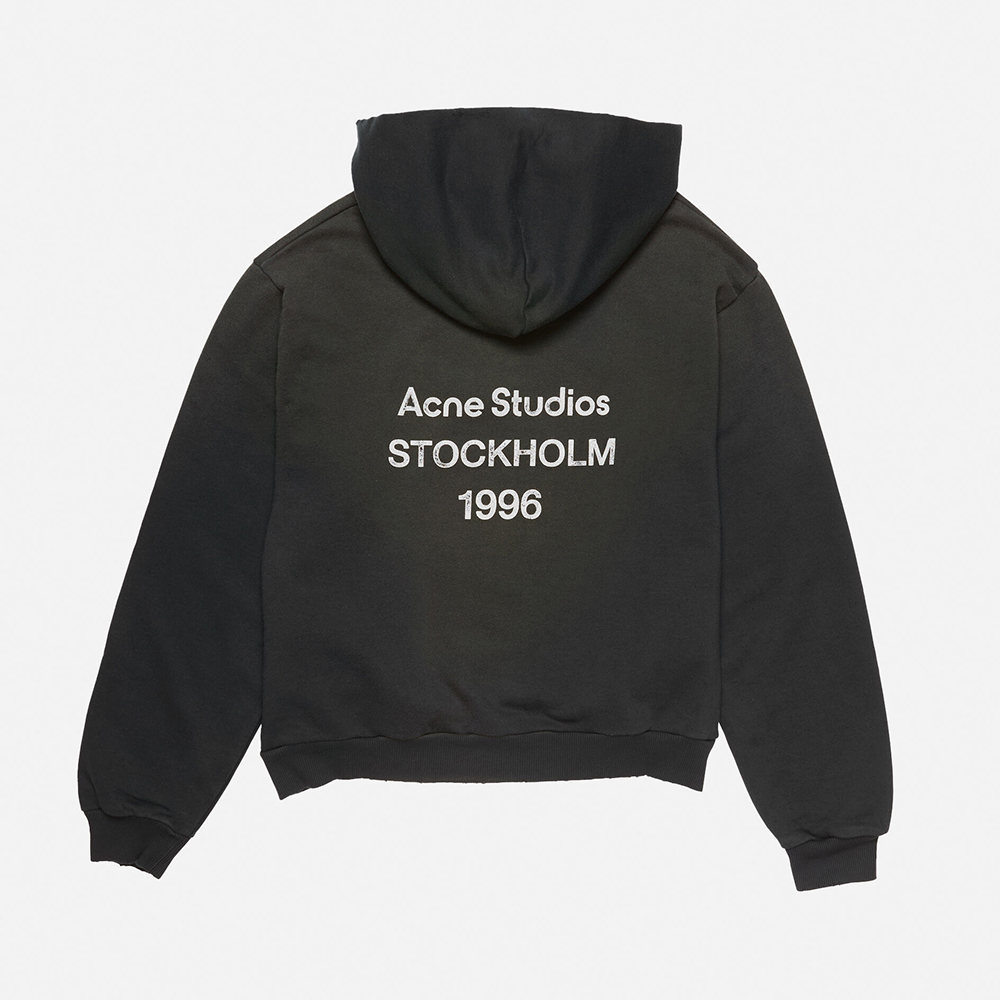 Acne Studios Clothing Acne Studios Fleece Logo Hoodie #390100 | Nigo Office