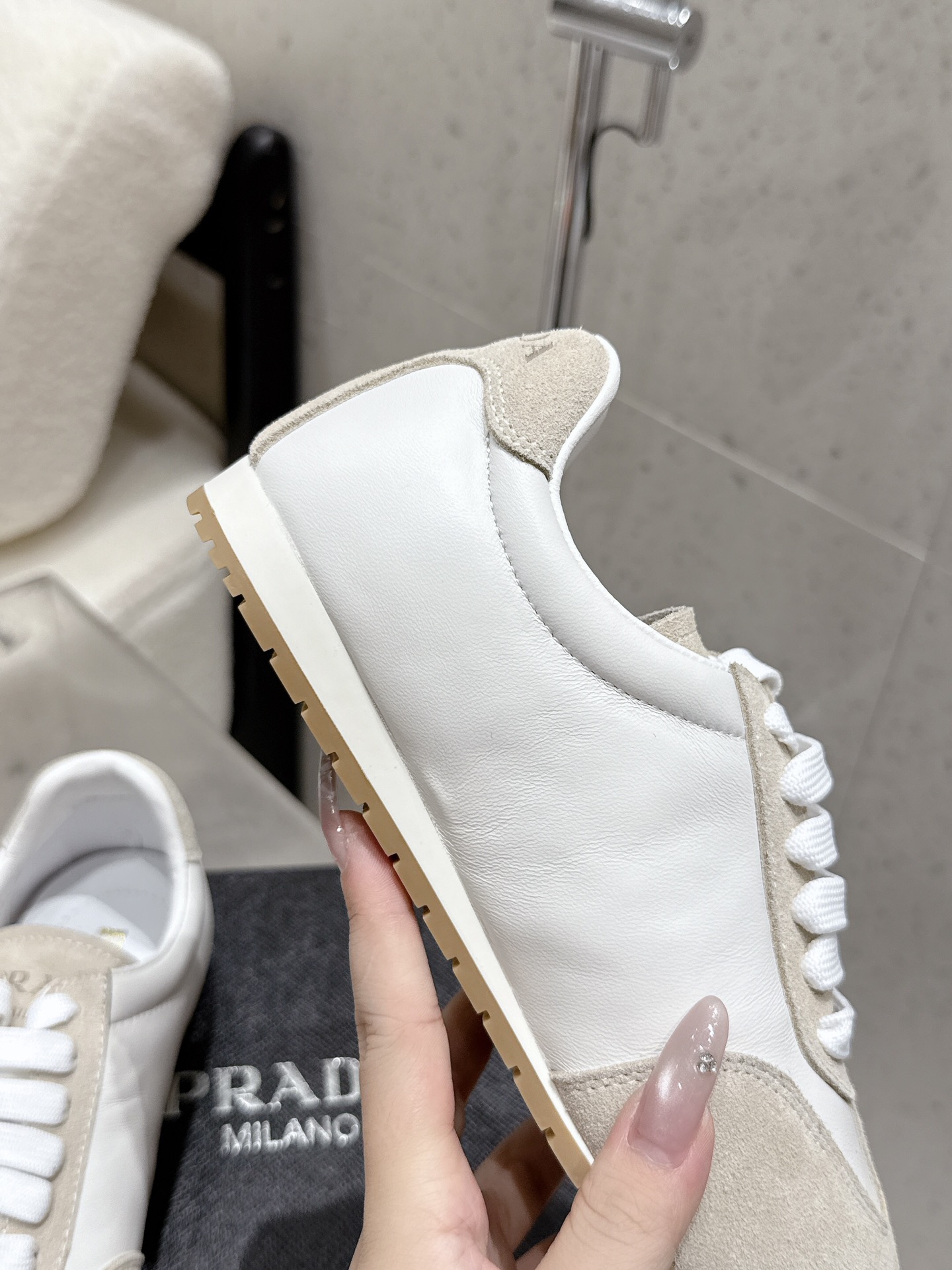 [TOP] PRADA Casual Shoes - Beige - 711 Luxury