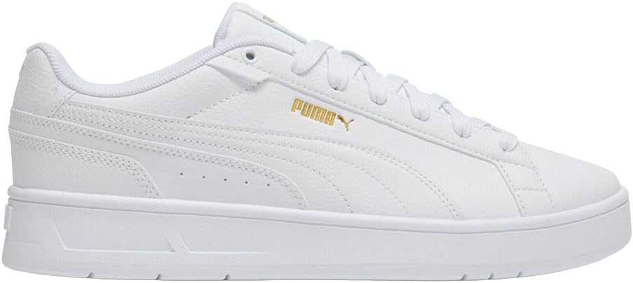 PUMA Mens Court Classico Lace Up Sneakers Shoes Casual - White