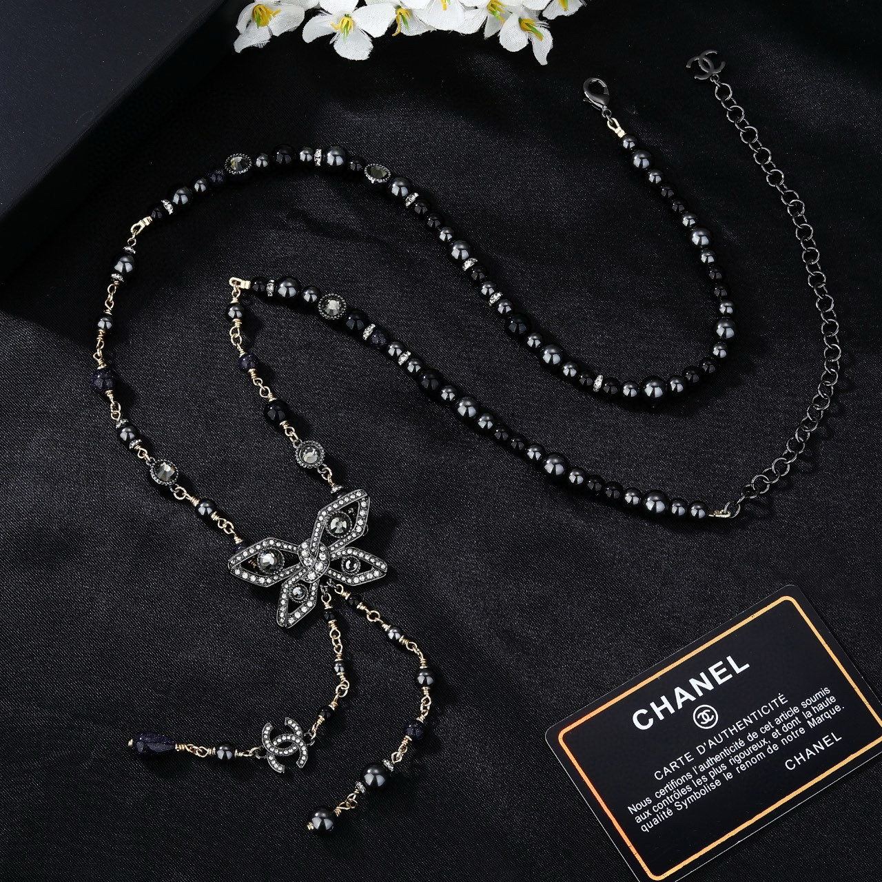 [TOP] CHANEL Waist Chain - Black