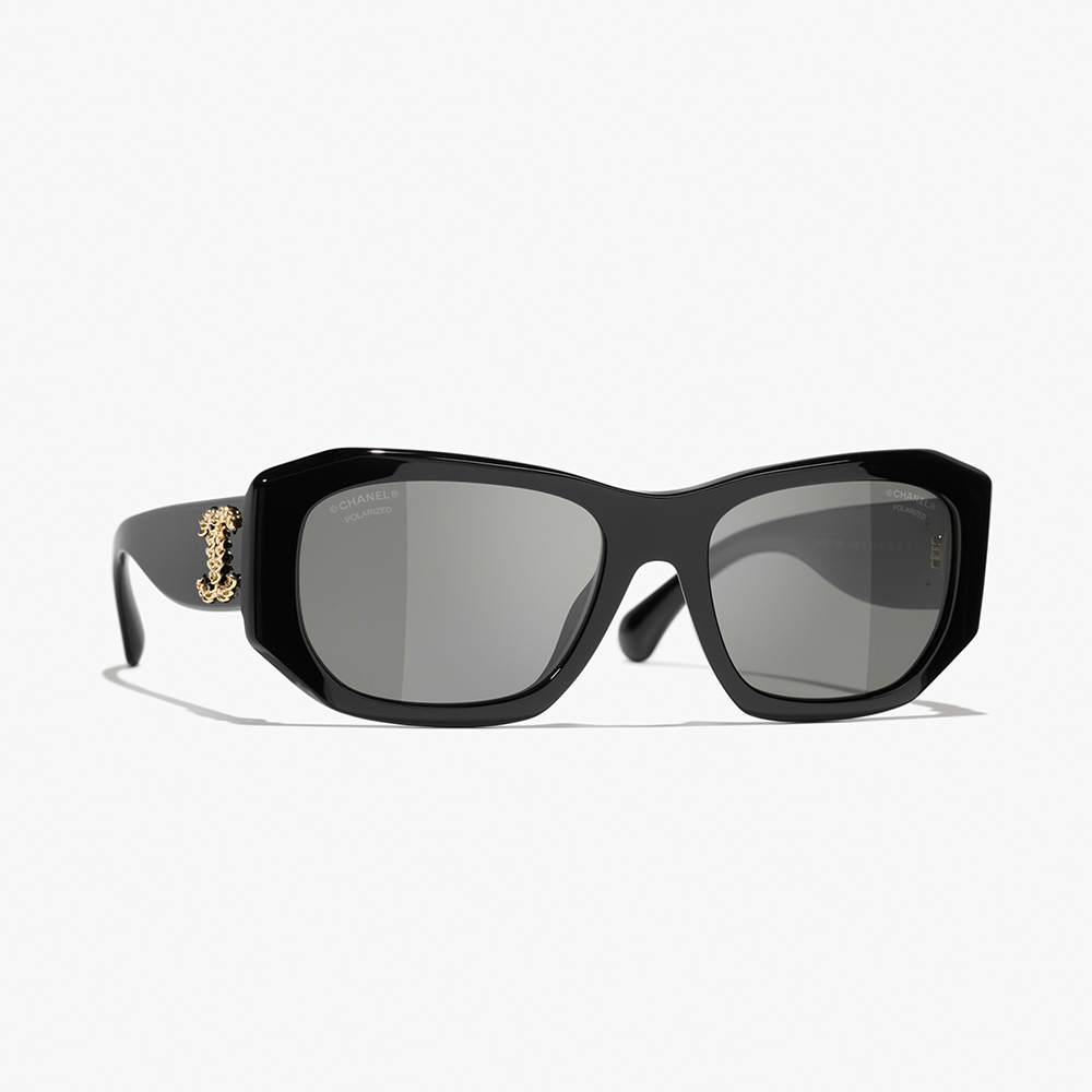 Chanel Sunglasses Rectangle Sunglasses Acetate #381370