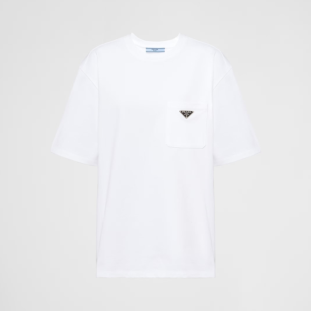 Prada Clothing Prada Jersey T-shirt Cotton #394912 | Nigo Office