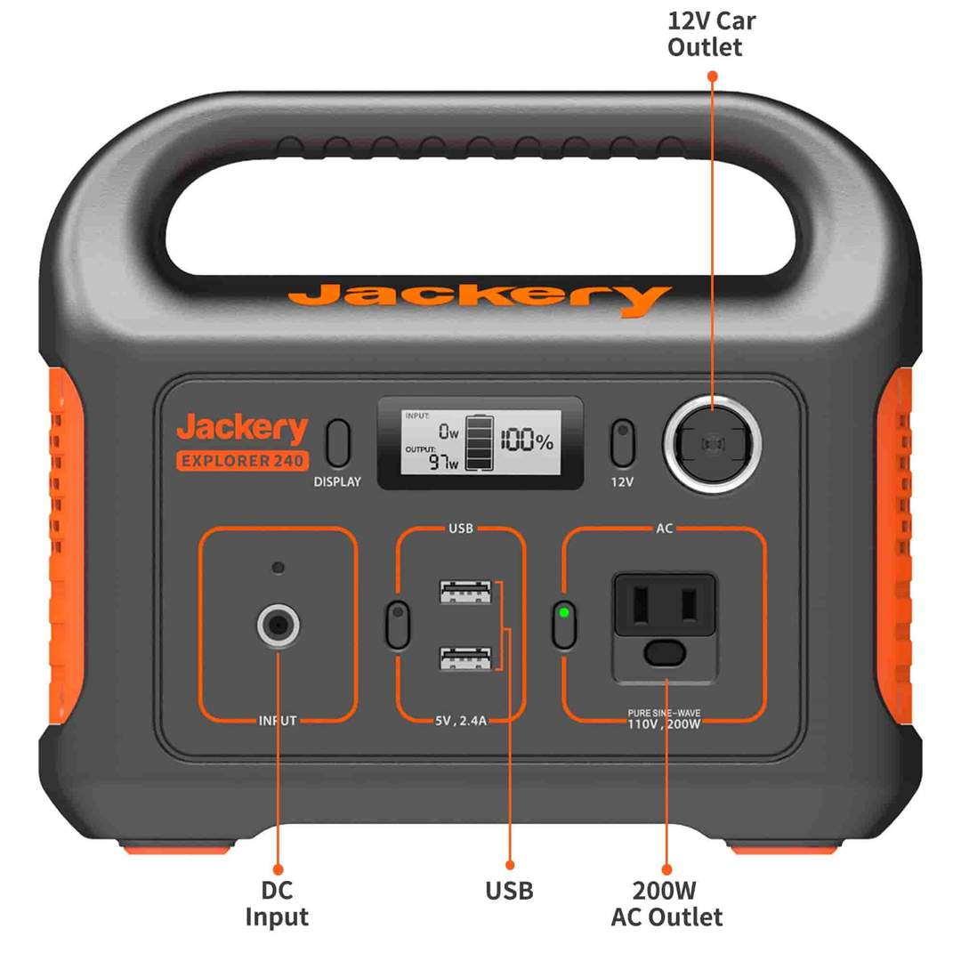 Jackery Solar Generator 240 ( Jackery 240 + SolarSaga 60W)
