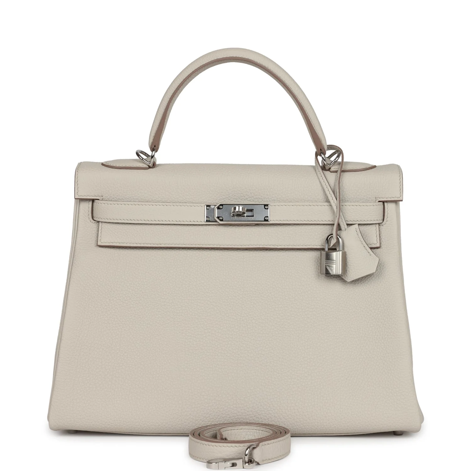 Hermes Kelly Retourne 3 Beton Togo Palladium Hardware