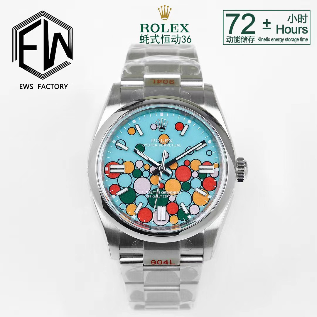 [TOP] ROLEX  Watch 36mm - Blue