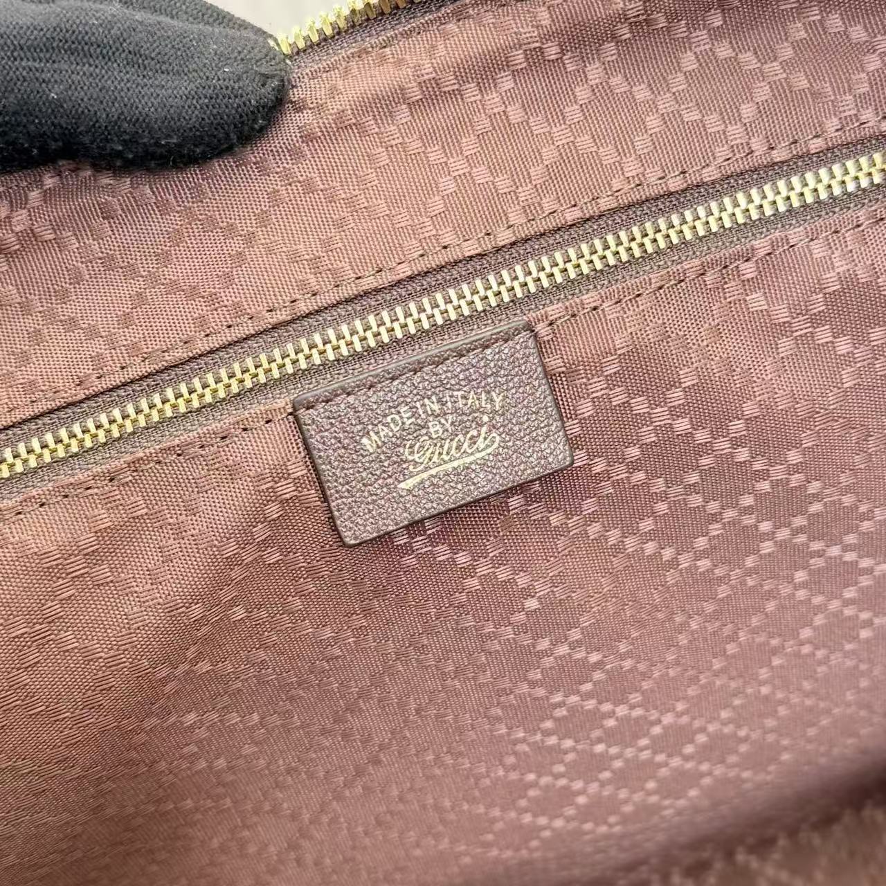 [TOP] GUCCI Borsetto Boston Bag 38.5x22.5x13cm - Brown - 711 Luxury