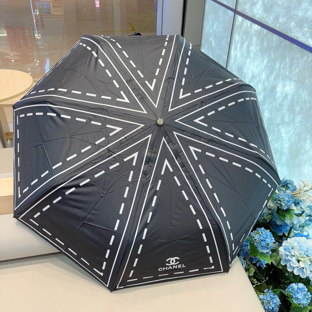 [TOP] CHANEL Umbrella - Black - 711 Luxury