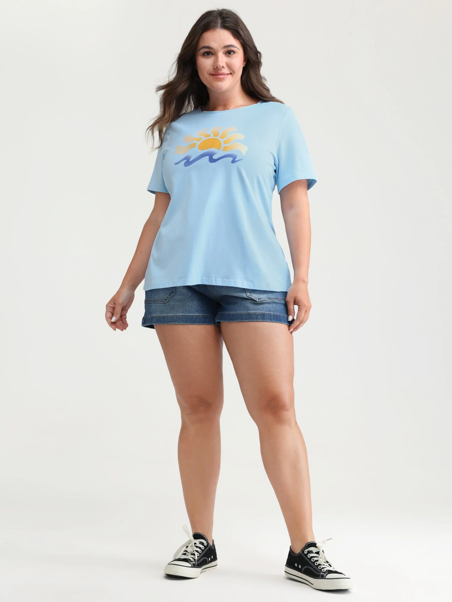 Cotton Sun Approved Crew Neck T-Shirt