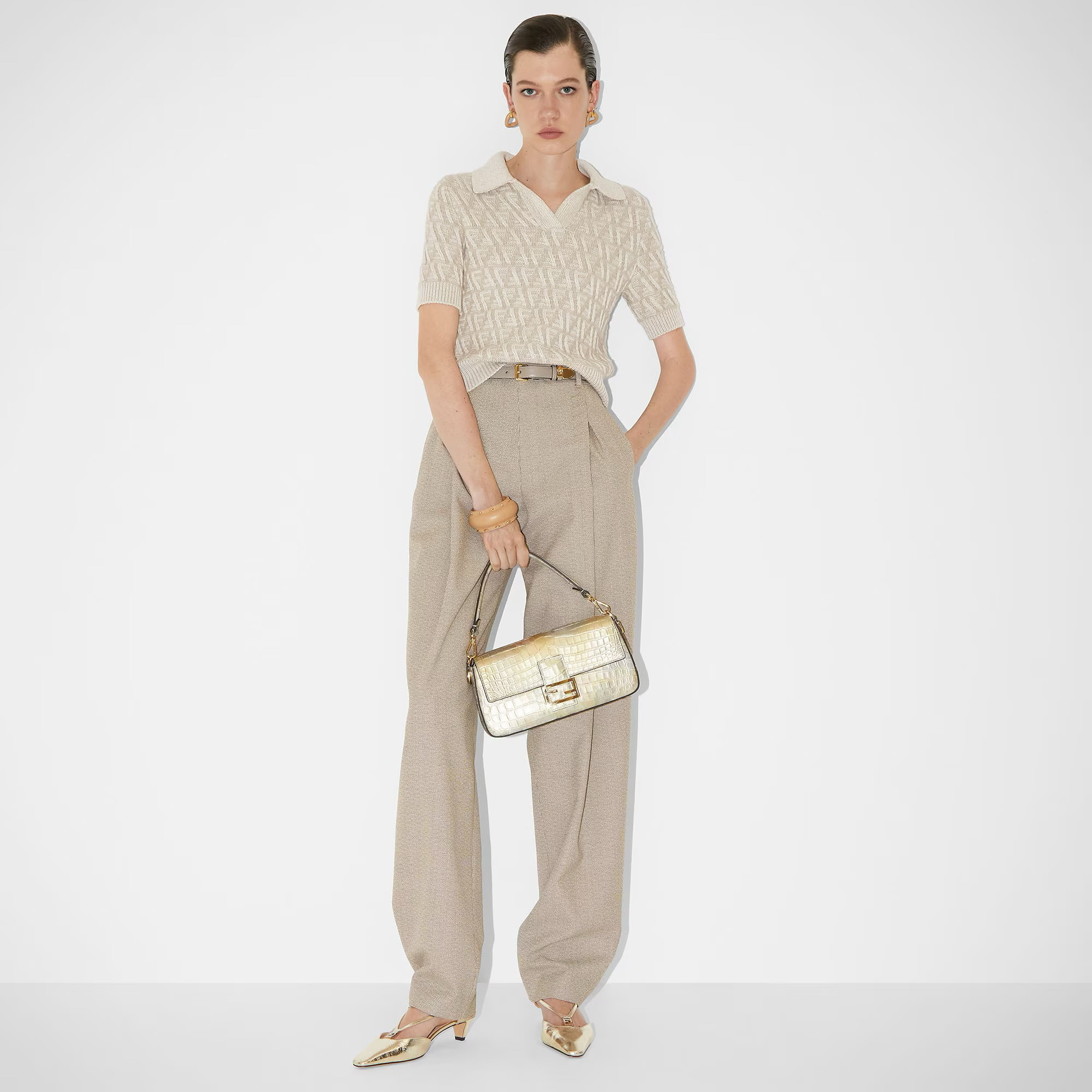 Fendi Clothing Fendi Polo Shirt #394884 View 2 | Nigo Office