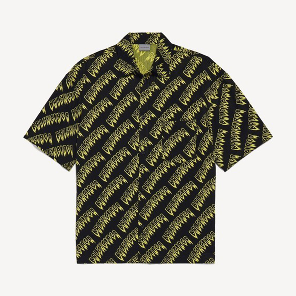 Balenciaga Creeper Large Fit Short Sleeve Shirt Shorts #379571