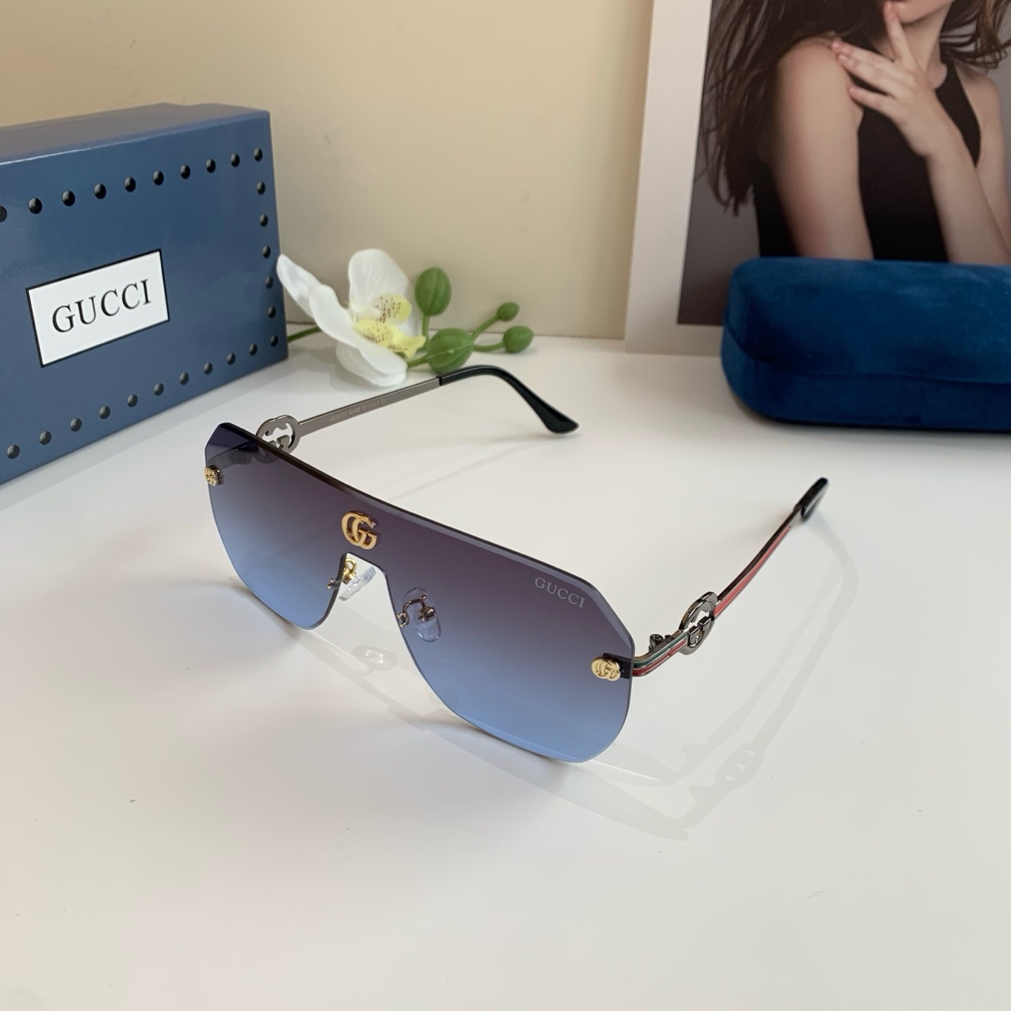 [TOP] Gucci Sunglasses - Black - 711 Luxury