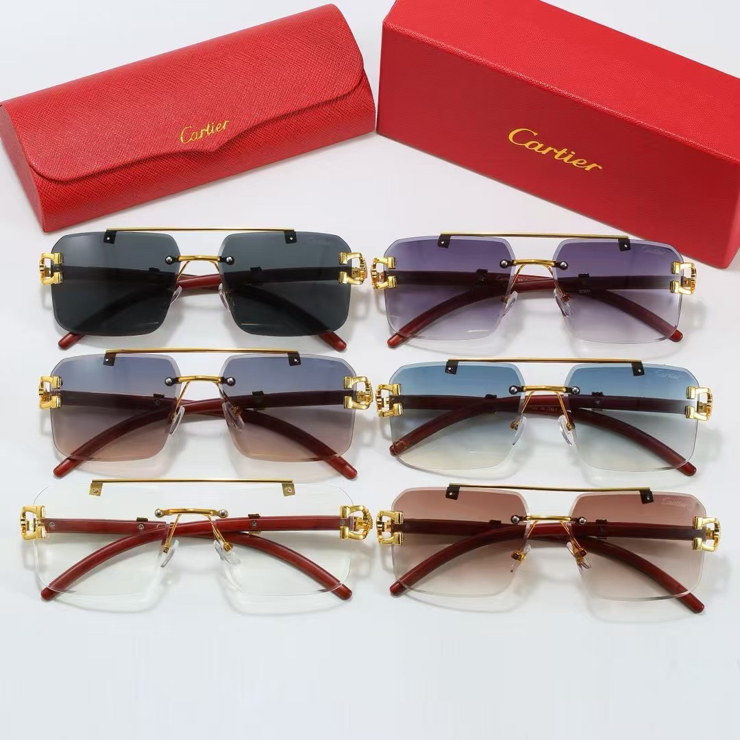 [TOP] Cartier Sunglasses - 6 Colors - 711 Luxury