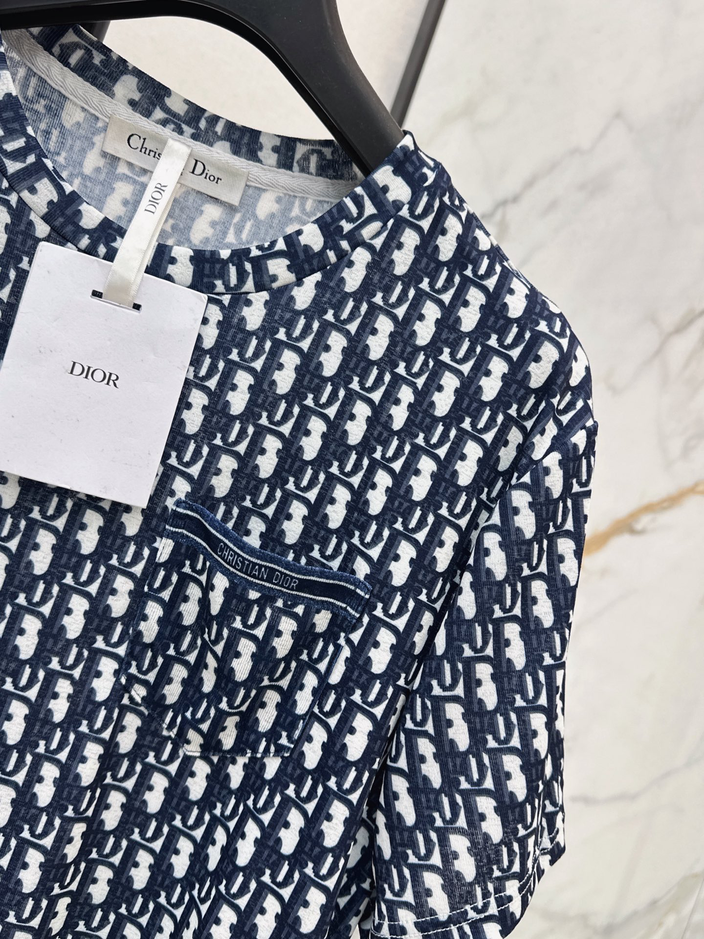 [TOP] Christian Dior T-shirt - Navy Blue