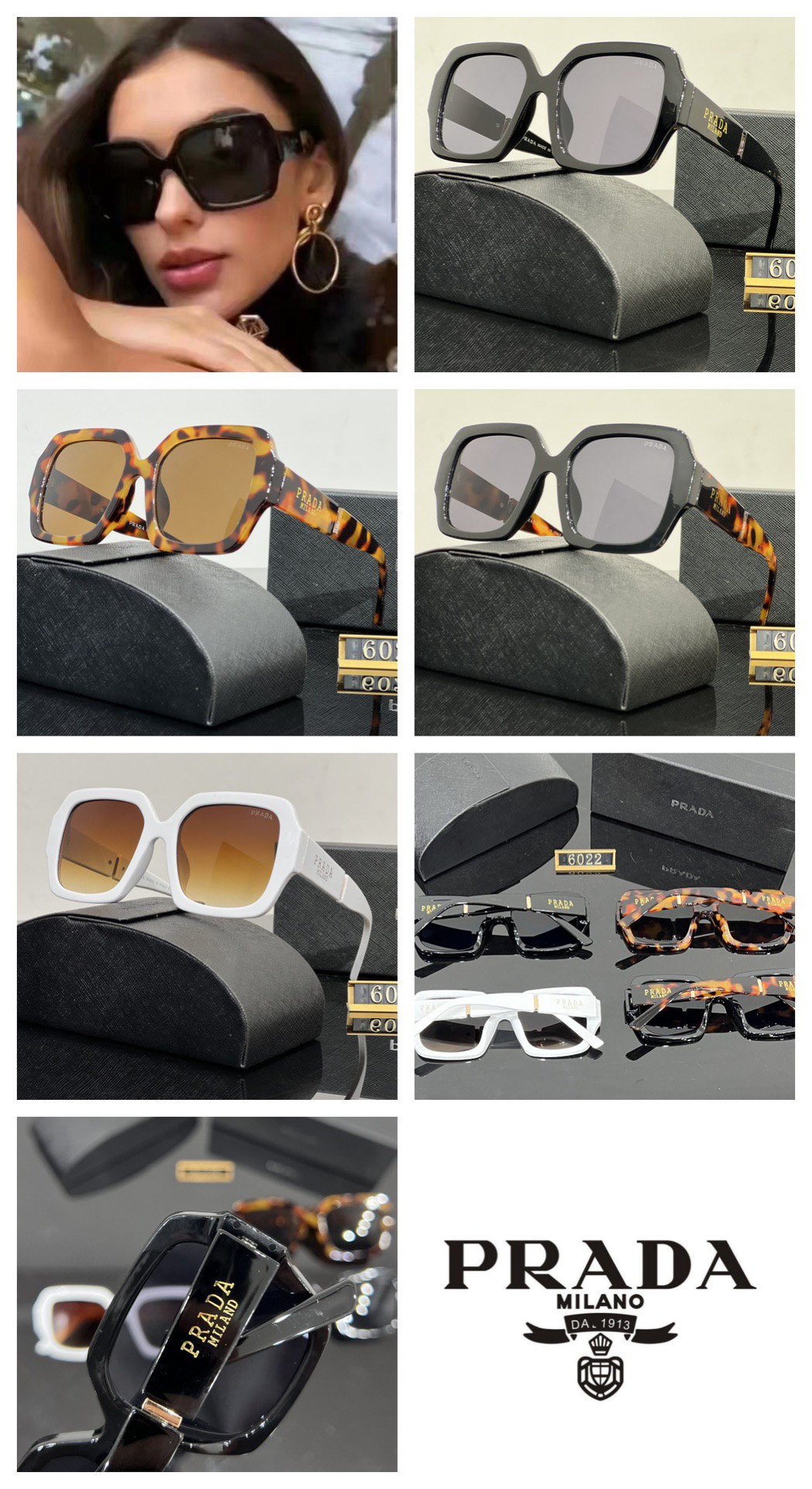 [TOP] PRADA Sunglasses - 4 Colors - 711 Luxury