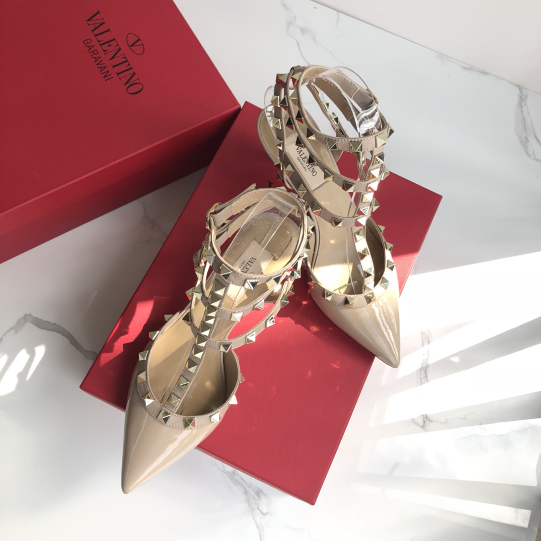 [TOP] VALENTINO Mid Heel Mules - Pink - 711 Luxury