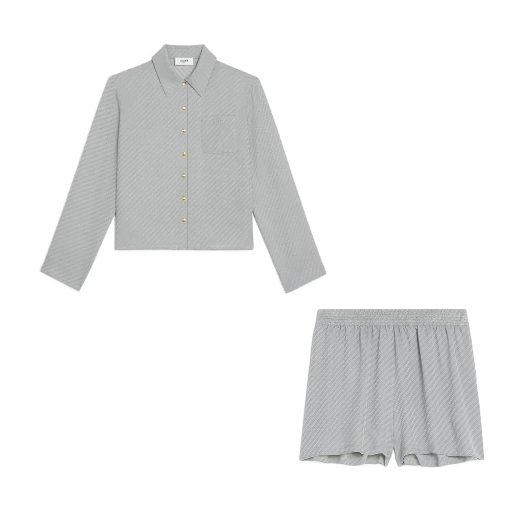 Celine Clothing Celine Silk Shirt Shorts Set #379126 | Nigo Office