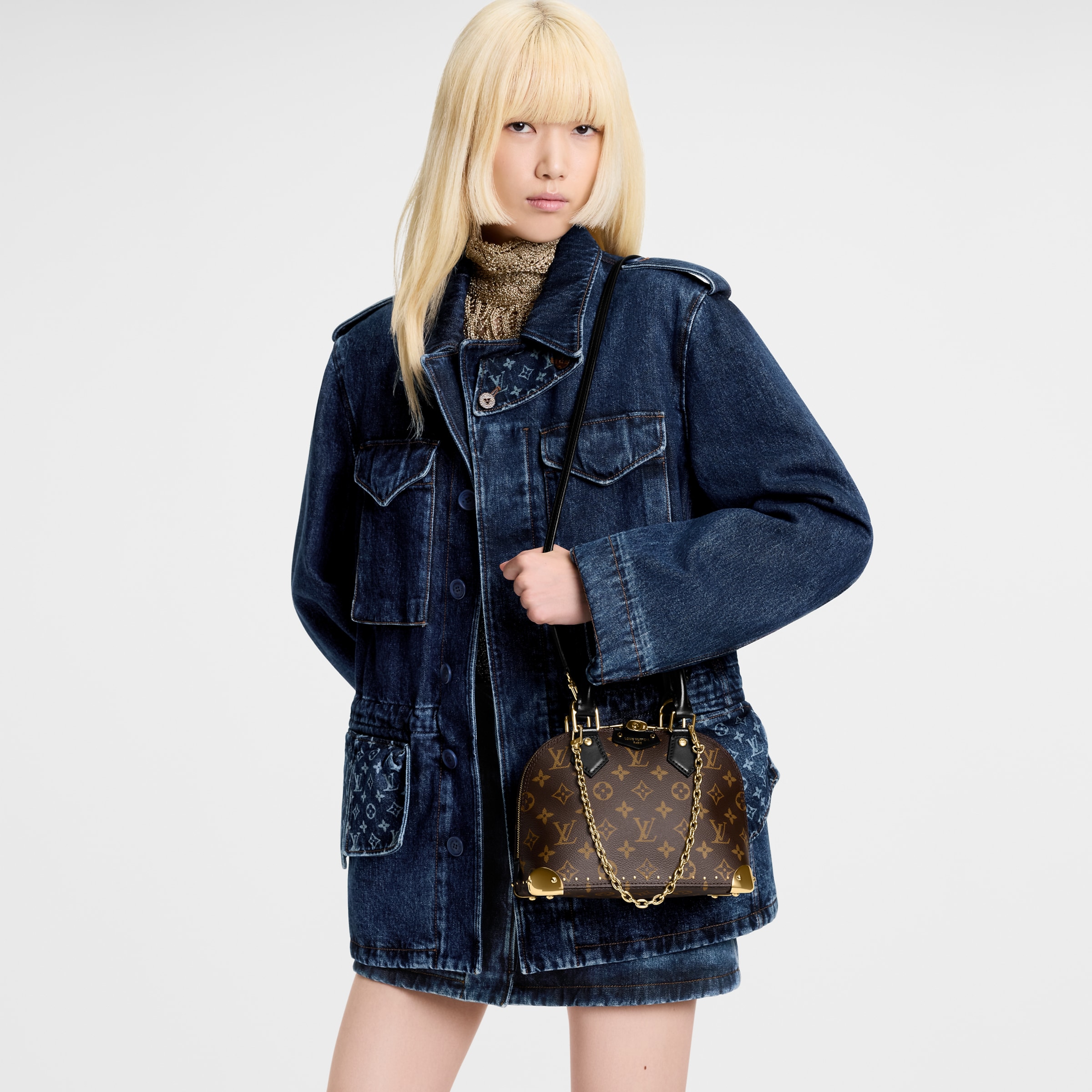 Louis Vuitton Bag LOUIS VUITTON Alma Trunk BB Monogram Women Bags #395126 View 2 | Nigo Office