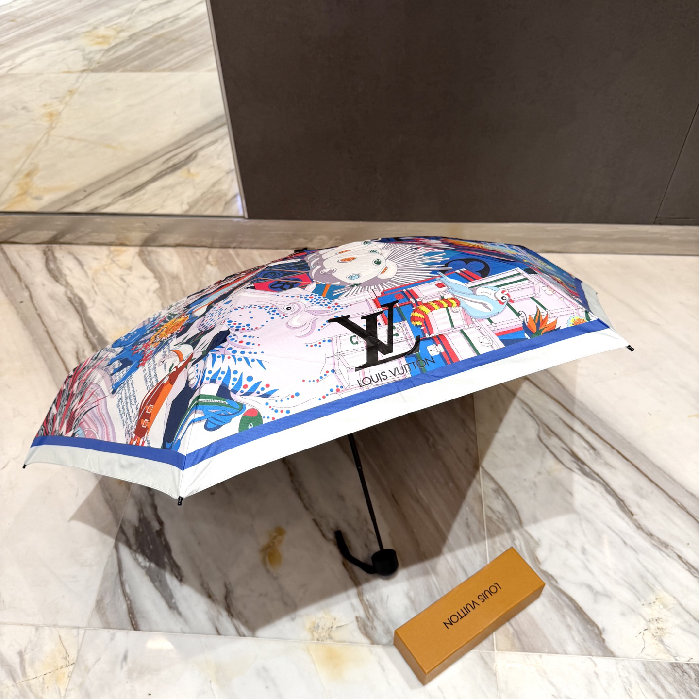 [TOP] Louis Vuitton LV Umbrella - Blue - 711 Luxury