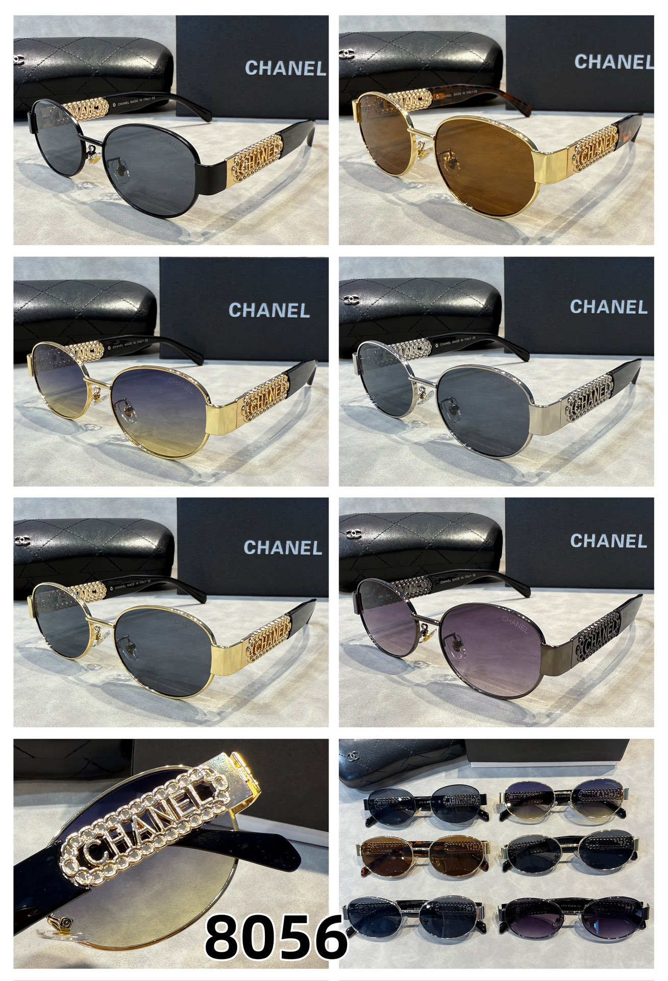 [TOP] CHANEL Sunglasses - 6 Colors - 711 Luxury