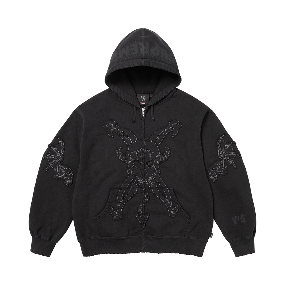 Designer Clothing Supreme Y's Zip Up Hooded Sweatshirt | Nigo Office